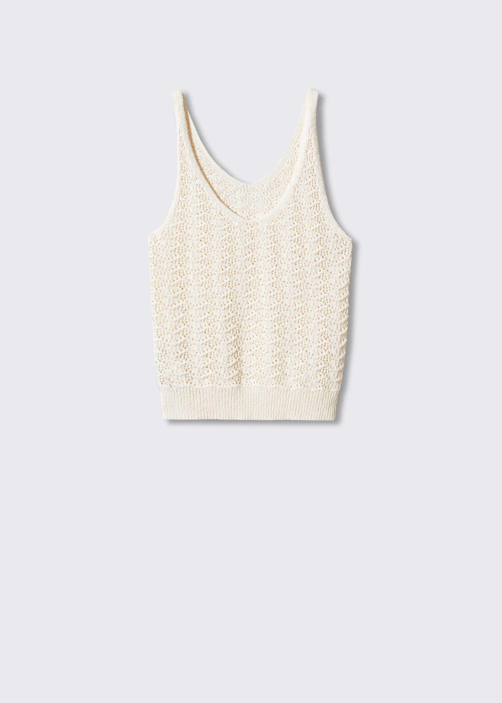 Top maille détails ajourés - Article sans modèle