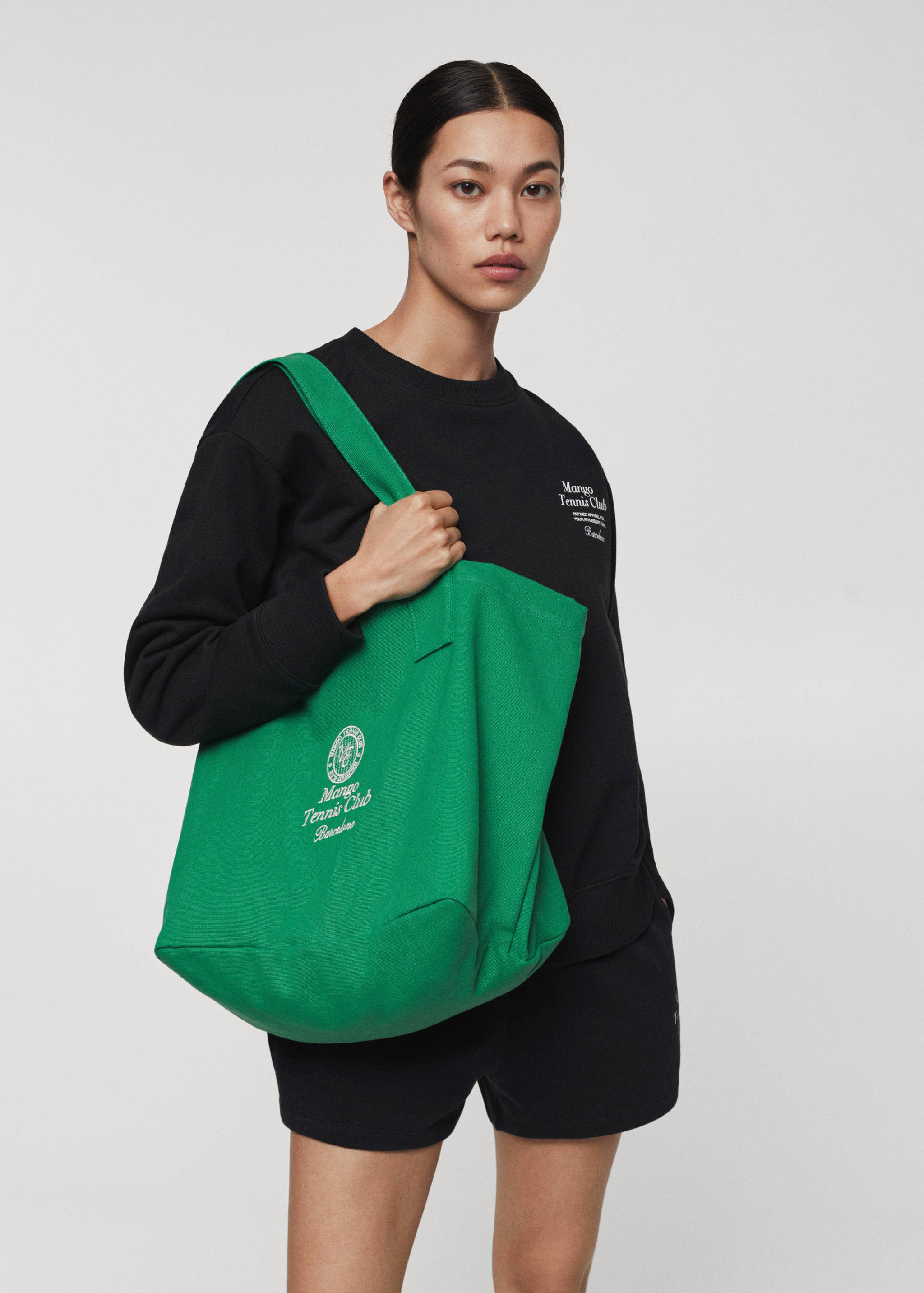 Embroidered tote bag - General plane