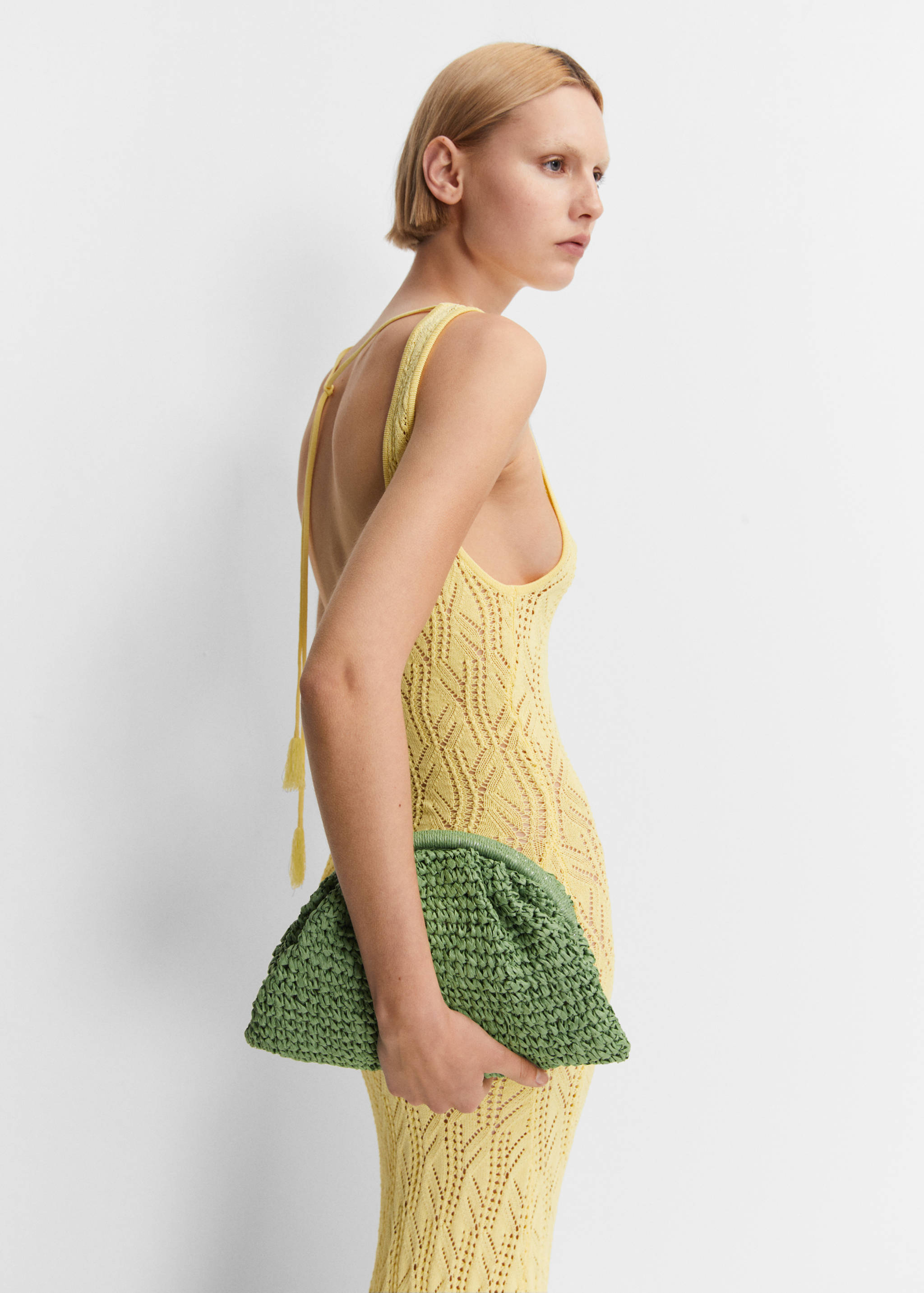 Natural fiber handbag - General plane