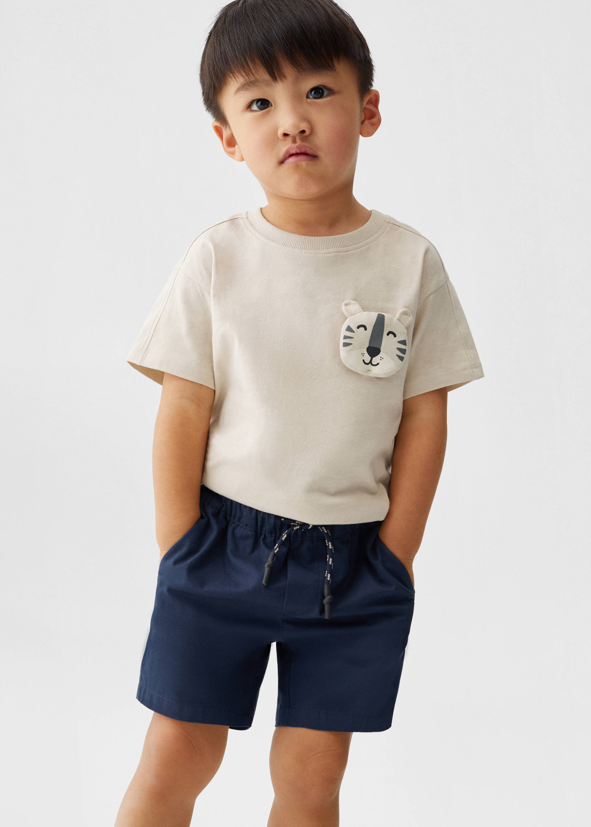 Bermuda coton - Plan moyen