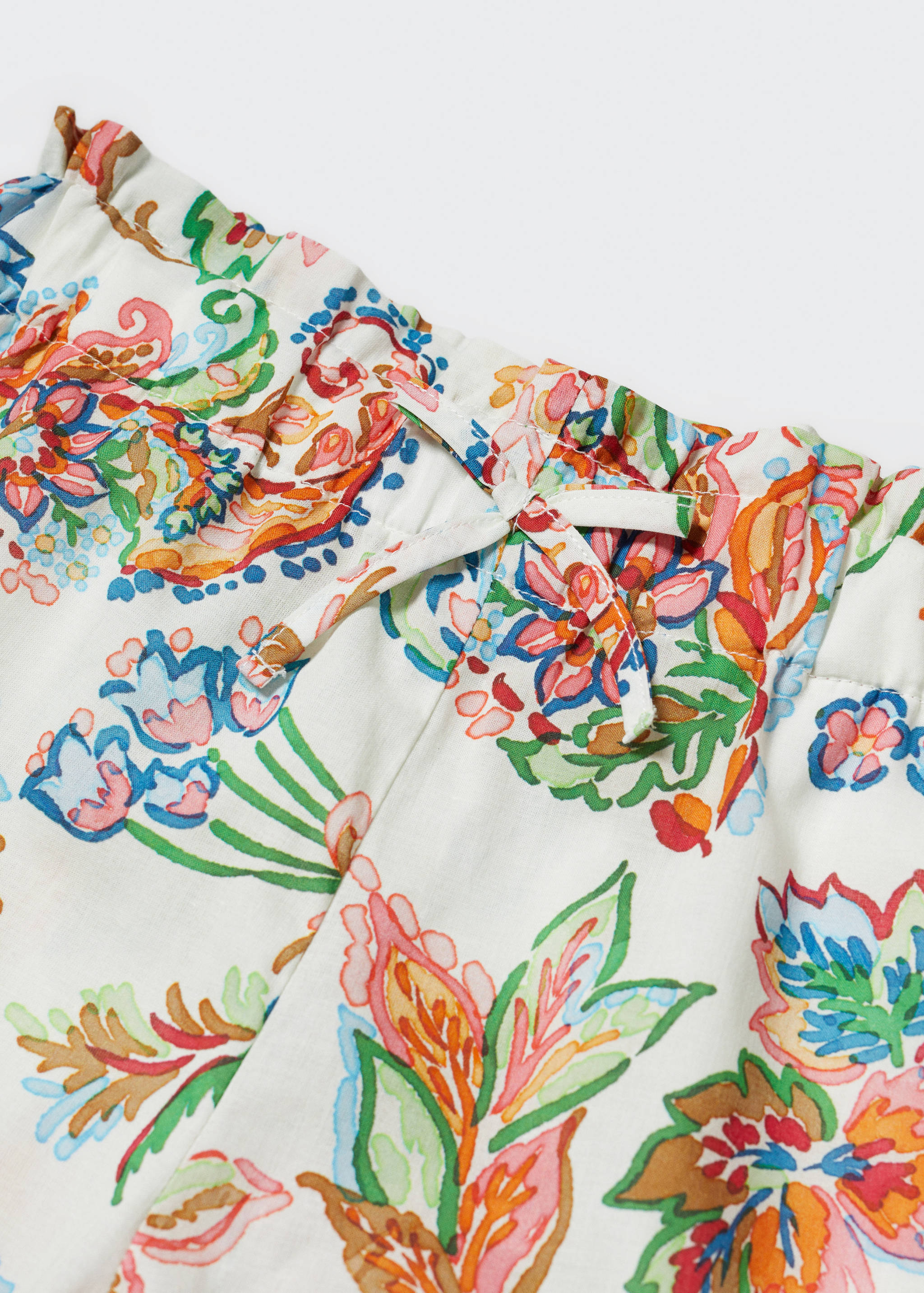 Floral print shorts - Details of the article 8