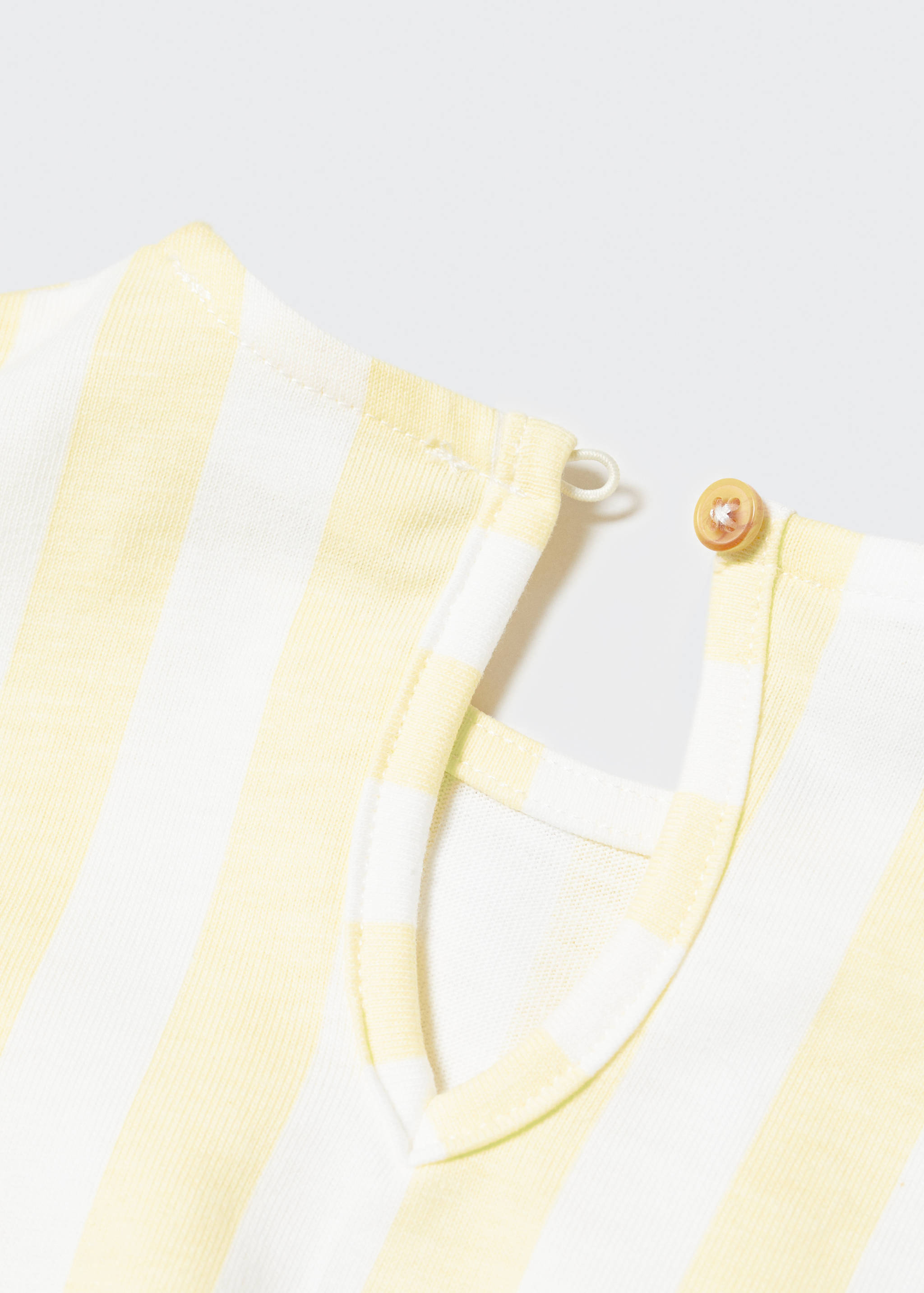 Striped cotton dress - Details of the article 8