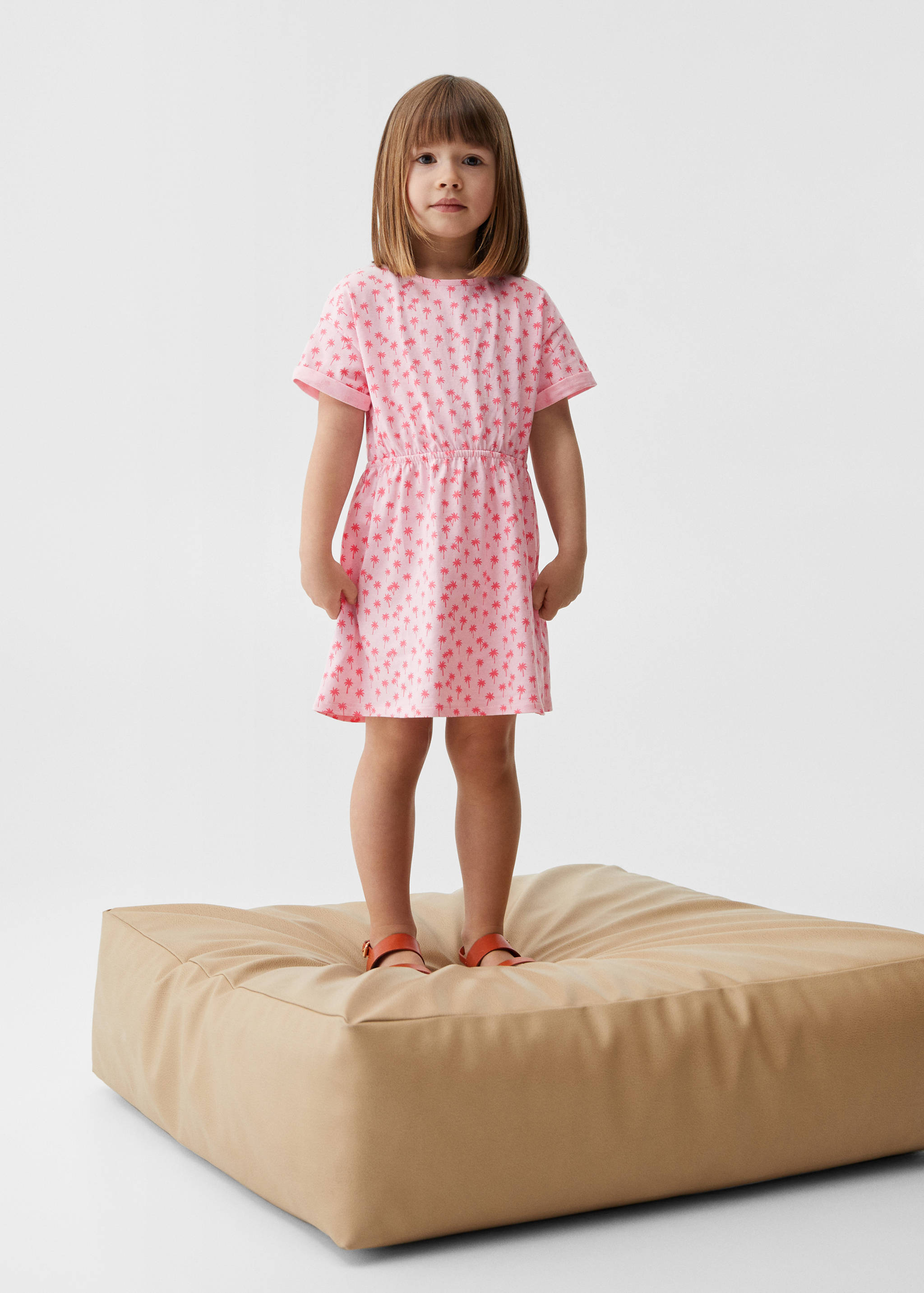 Striped cotton dress - General plane