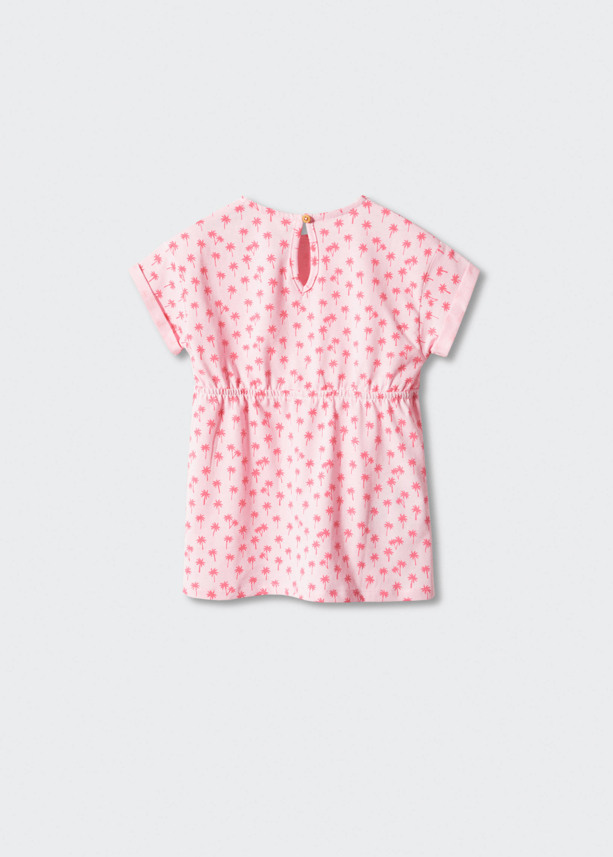 Striped cotton dress - Reverse of the article