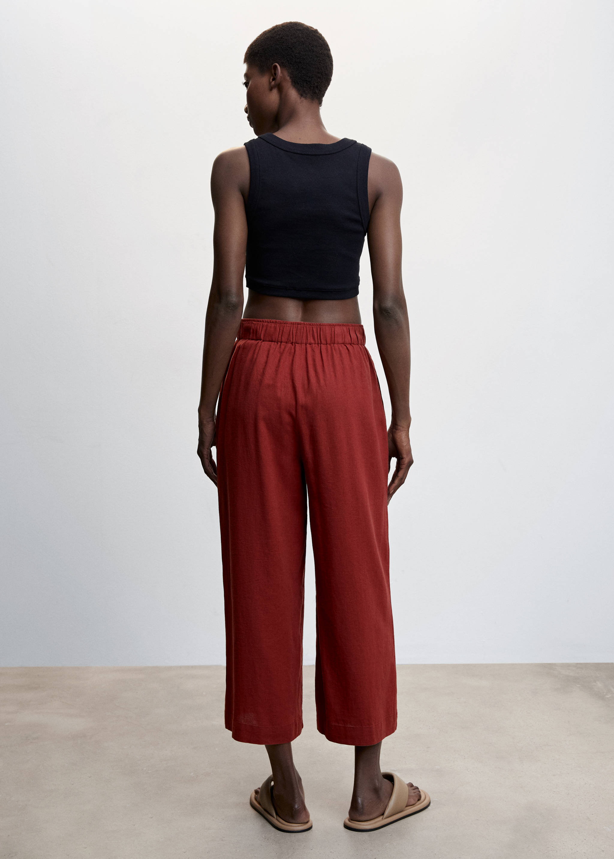 Jupe-culotte lin - Verso de l’article