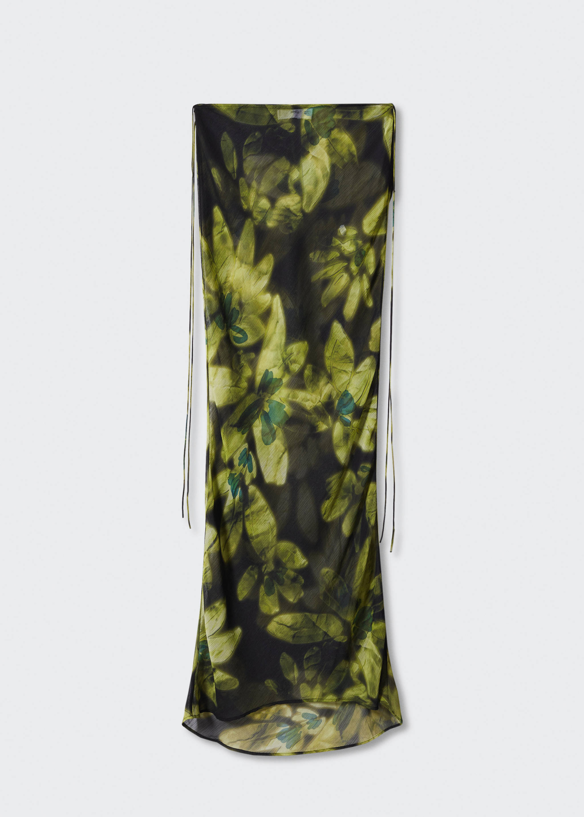 Floral chiffon skirt - Article without model