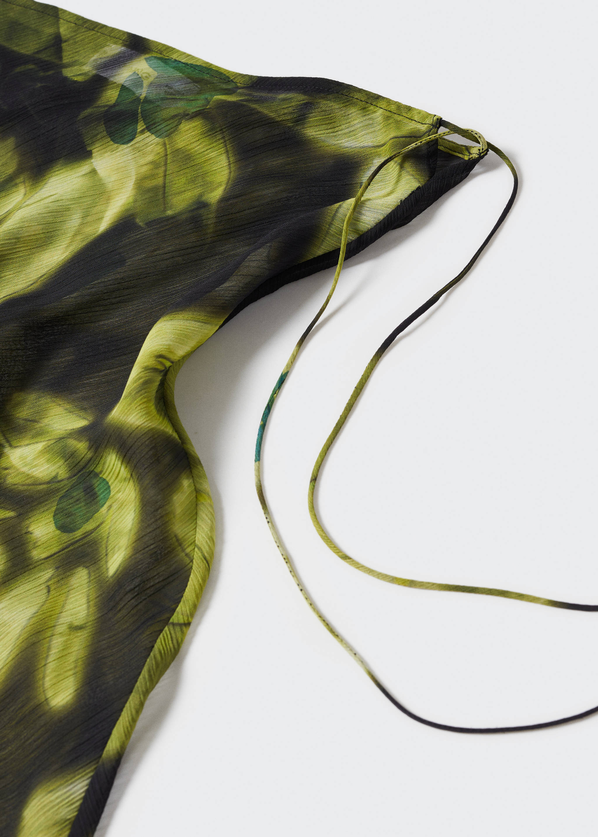 Floral chiffon skirt - Details of the article 8