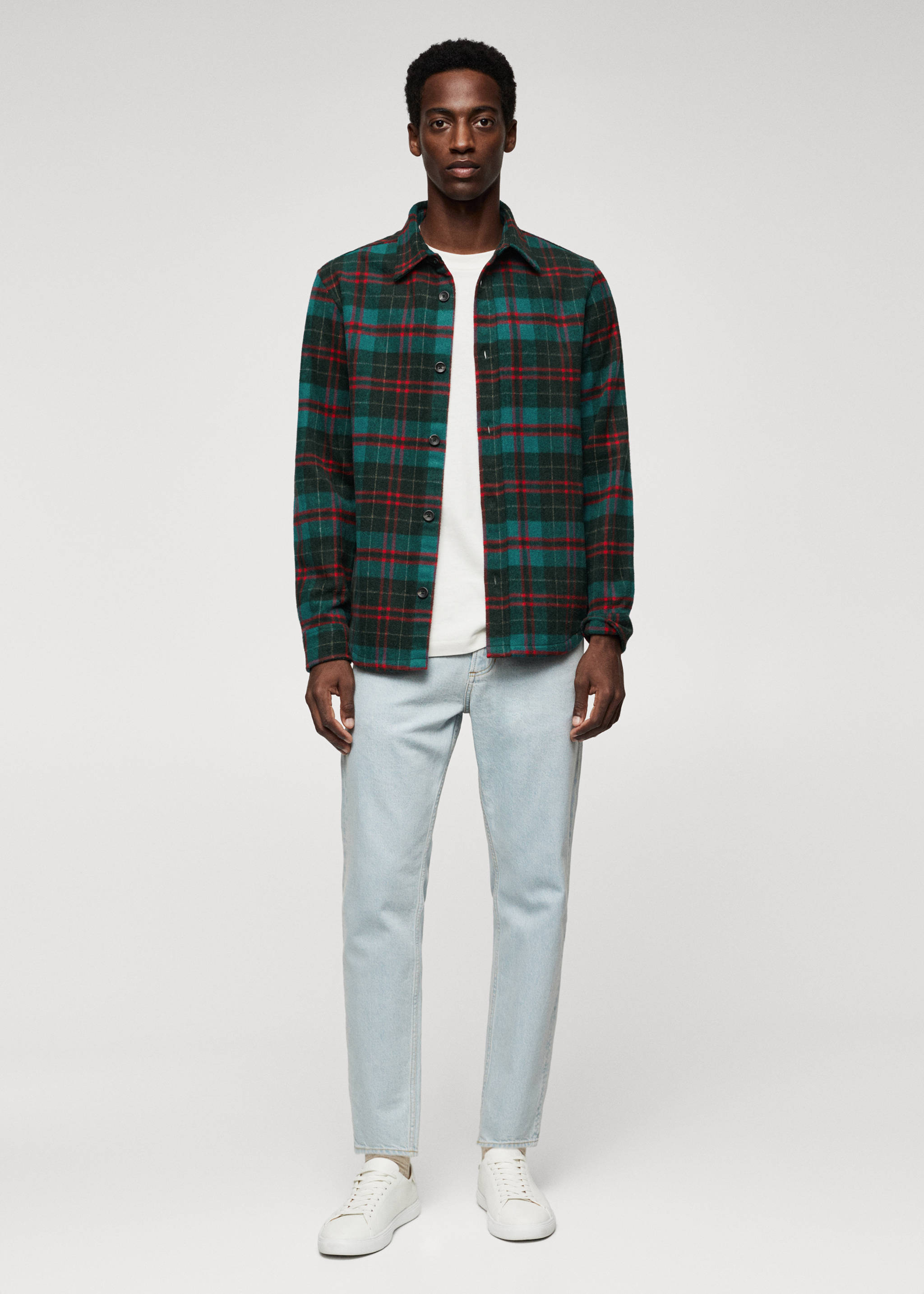 Рубашка из фланели в клетку - Общий план