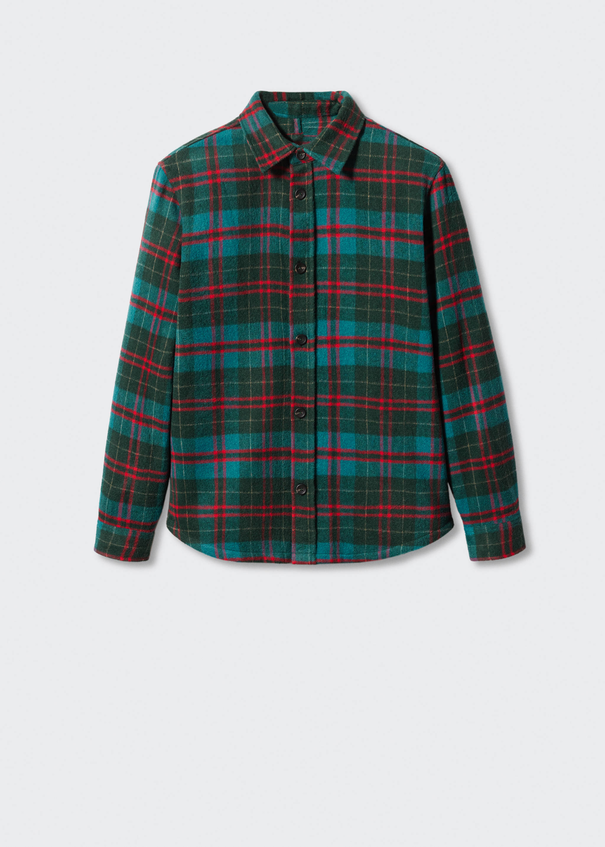 Рубашка из фланели в клетку - Изделие без модели