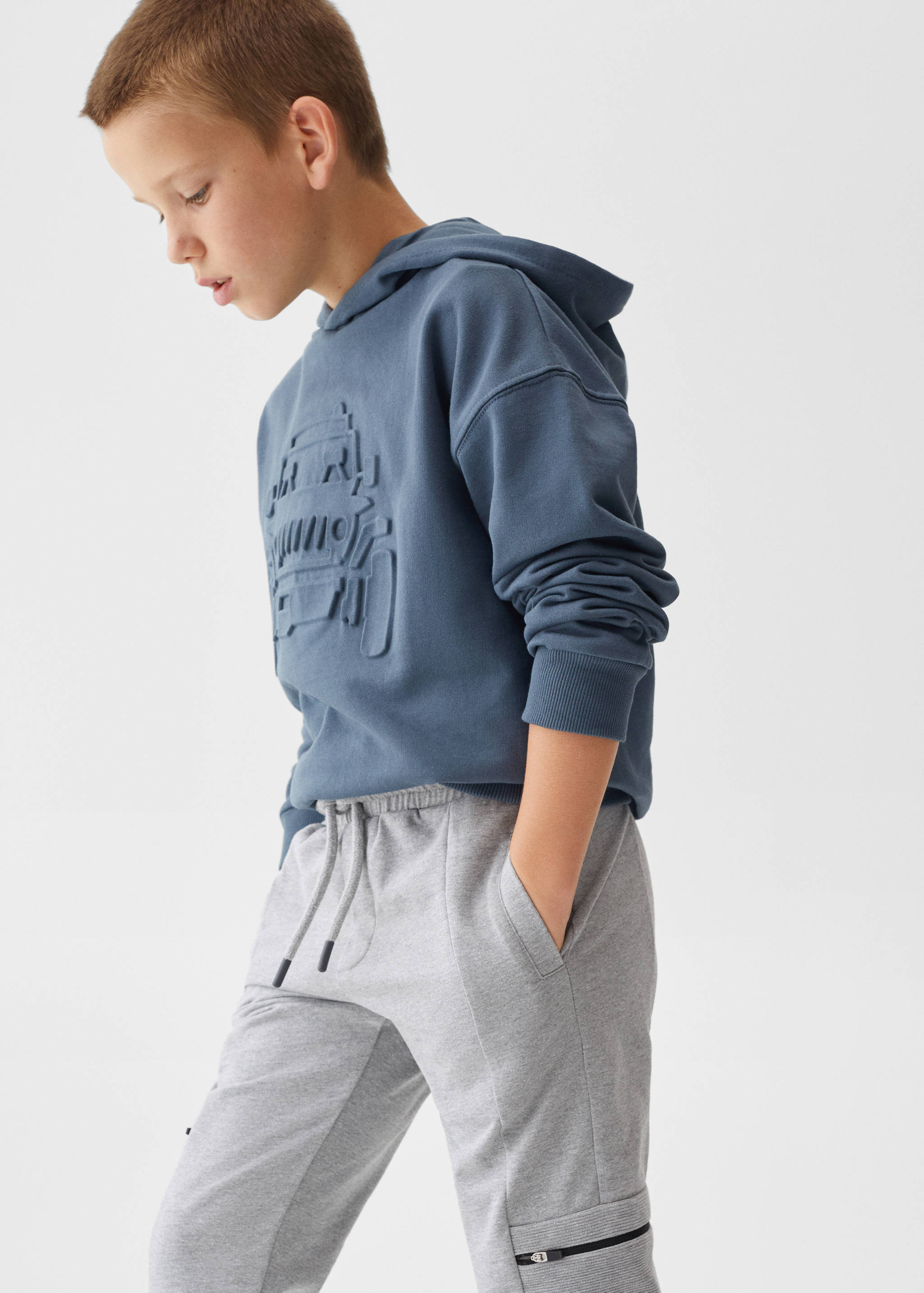 Zippers cotton jogger - Details of the article 1