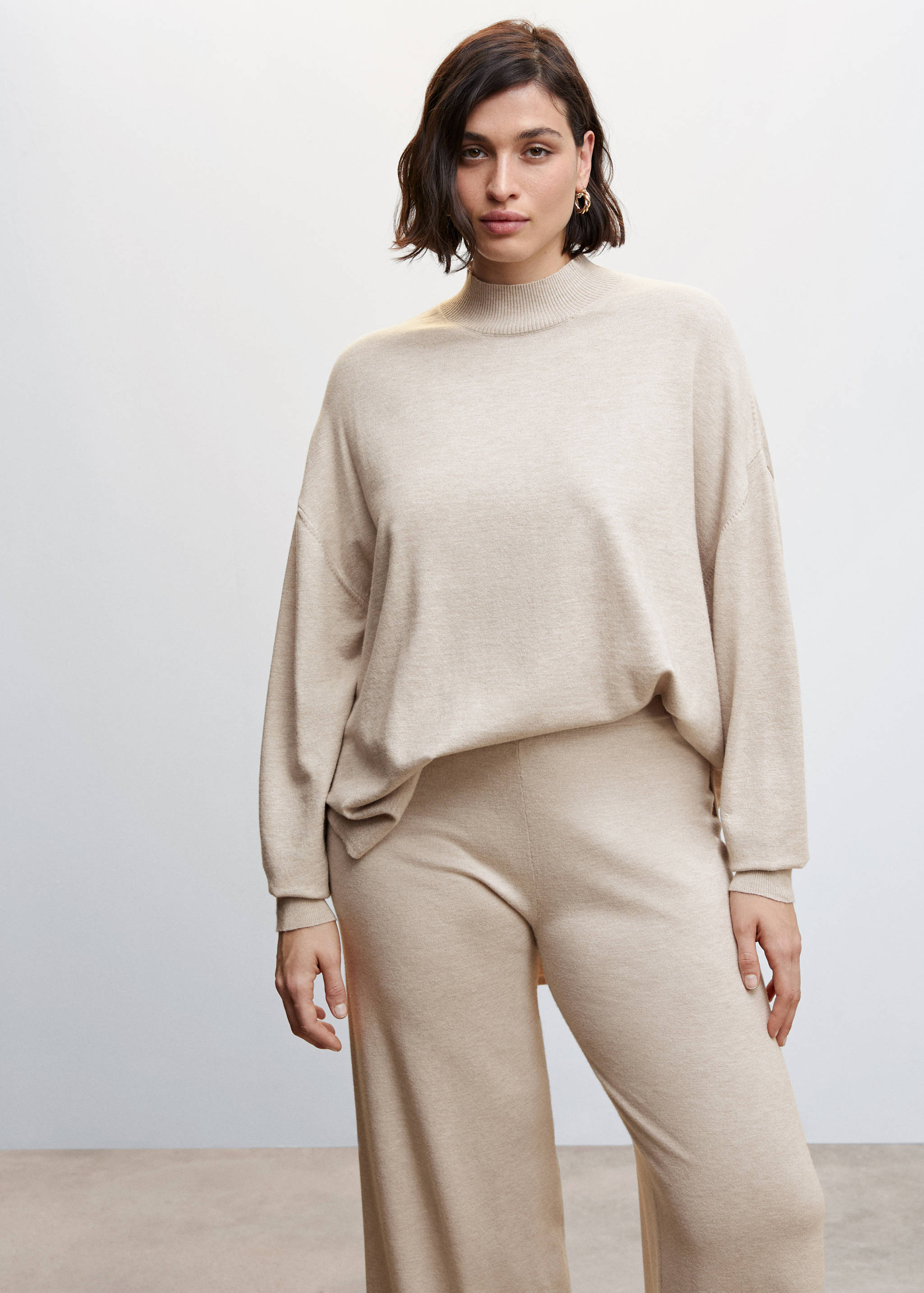 Knitted wideleg trousers - Details of the article 5