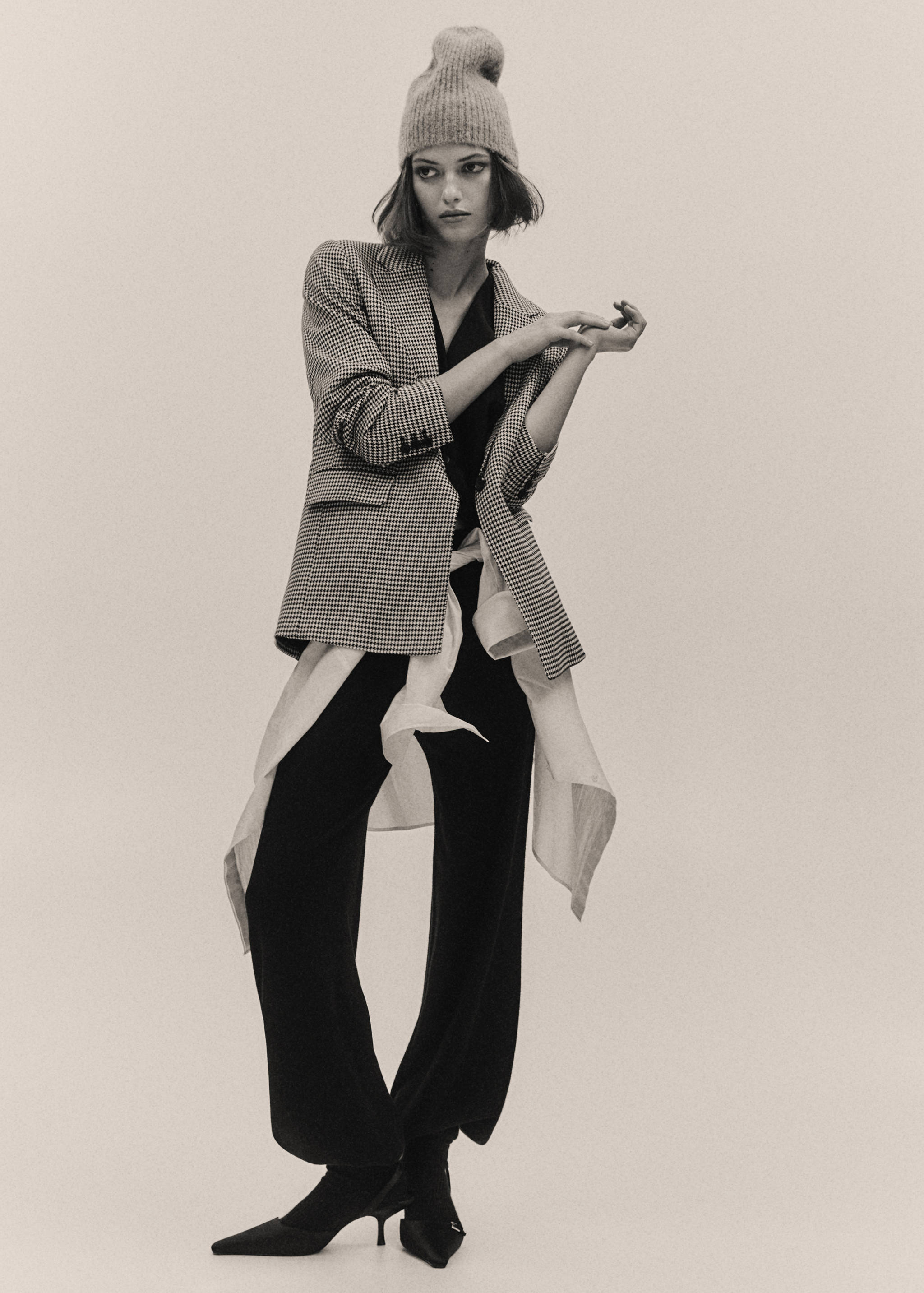 Knitted wideleg trousers - Details of the article 7