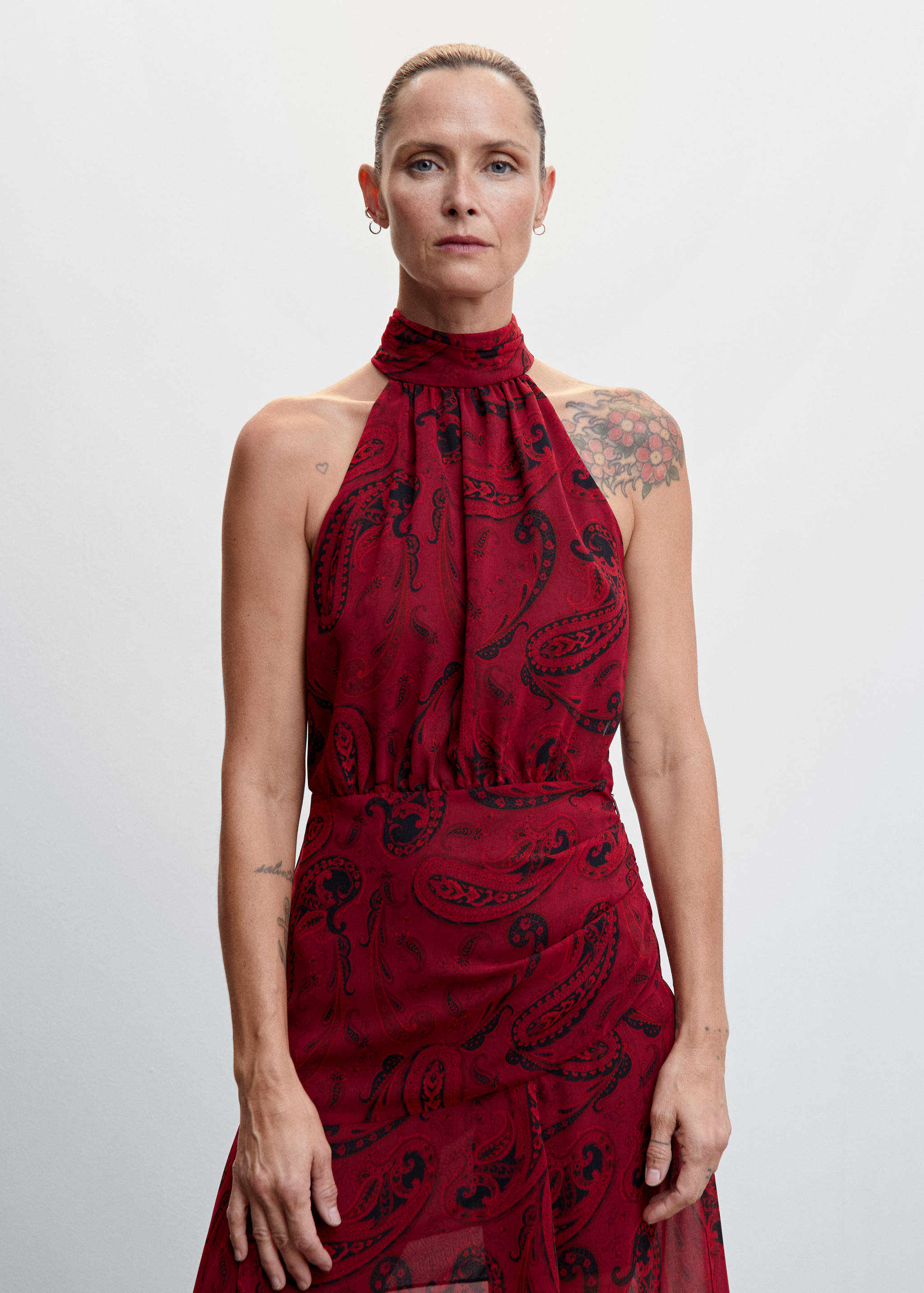 Paisley print dress - Medium plane