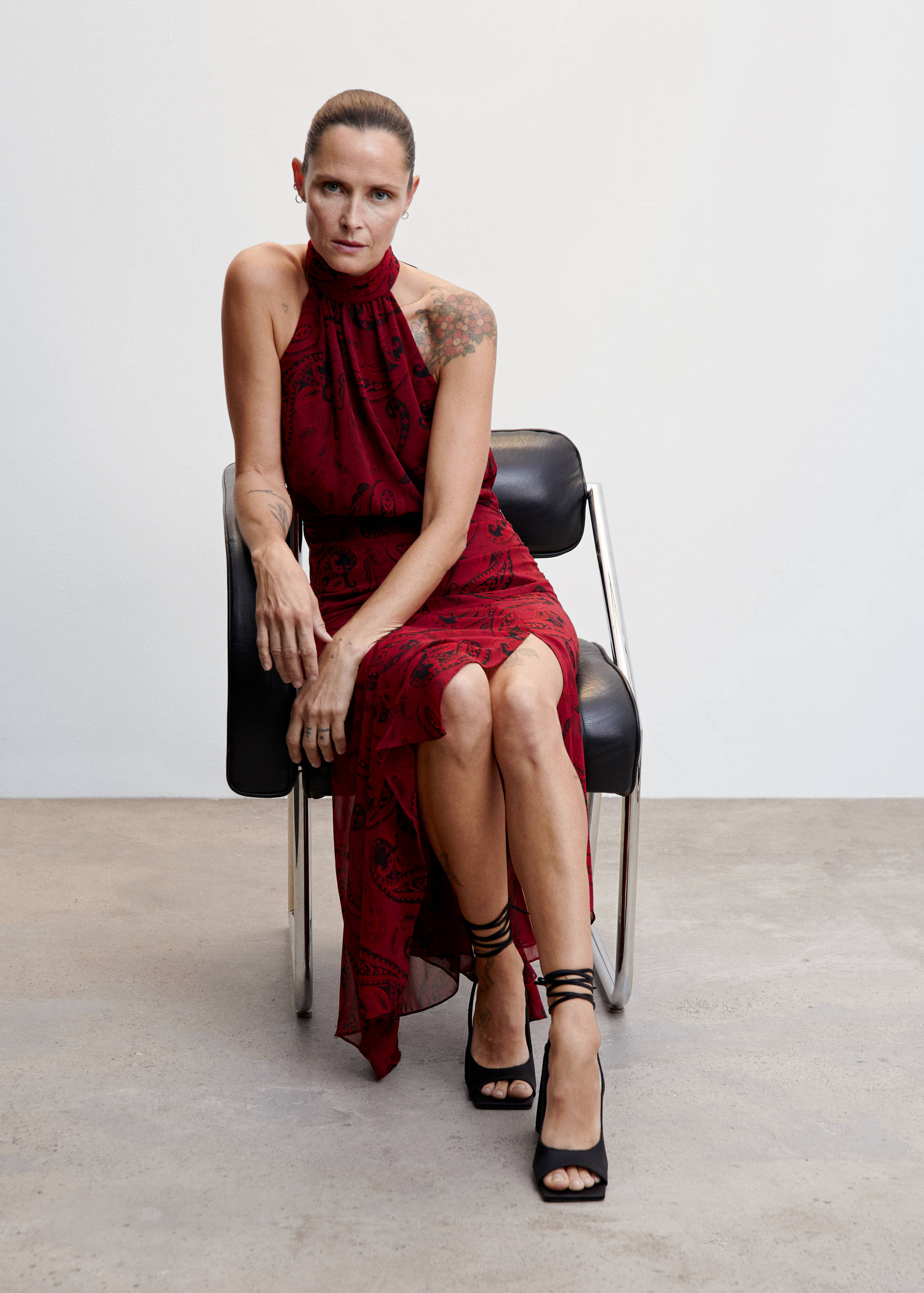 Paisley print dress - Details of the article 2