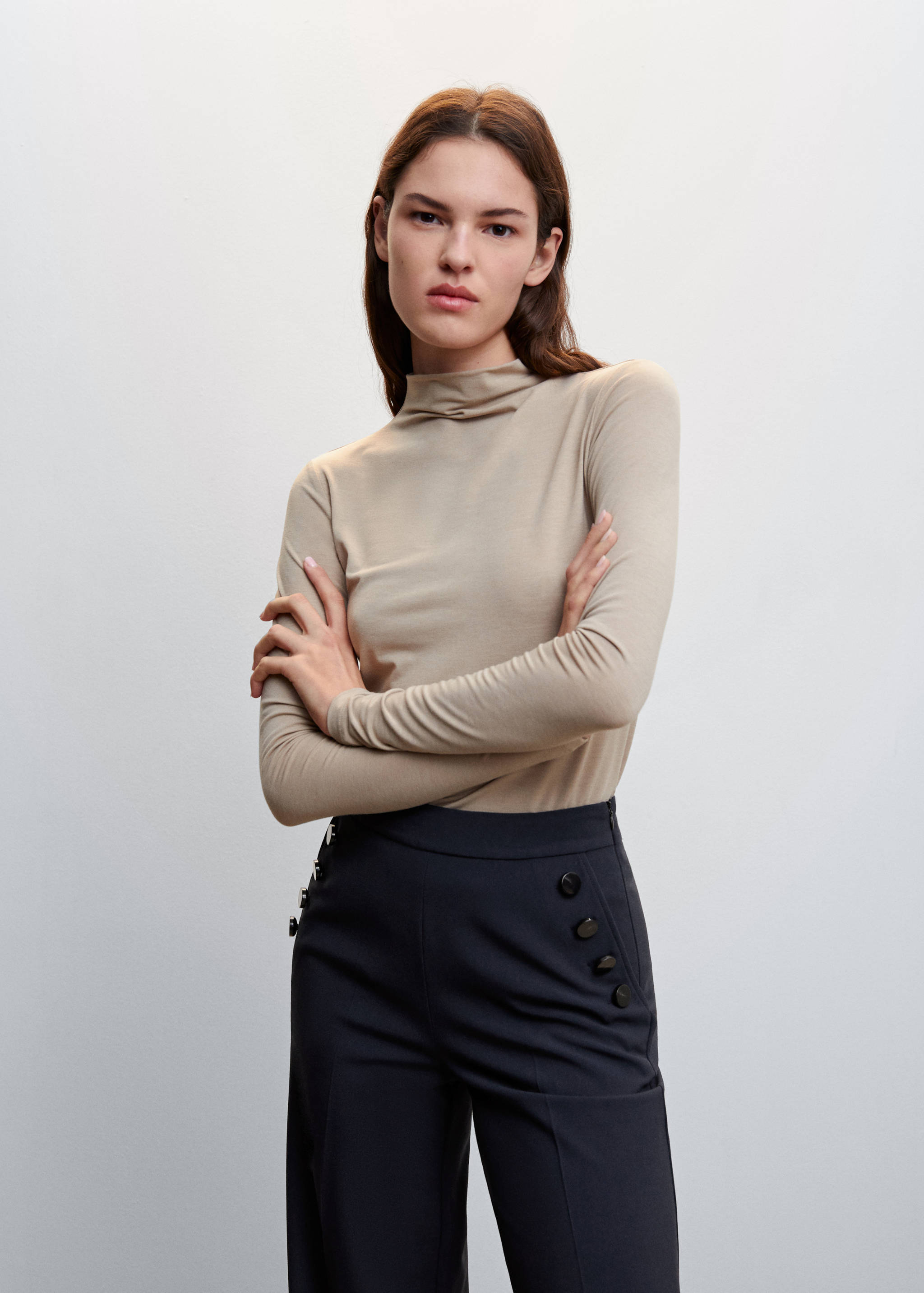 Calças botões laterais - Pormenor do artigo 1