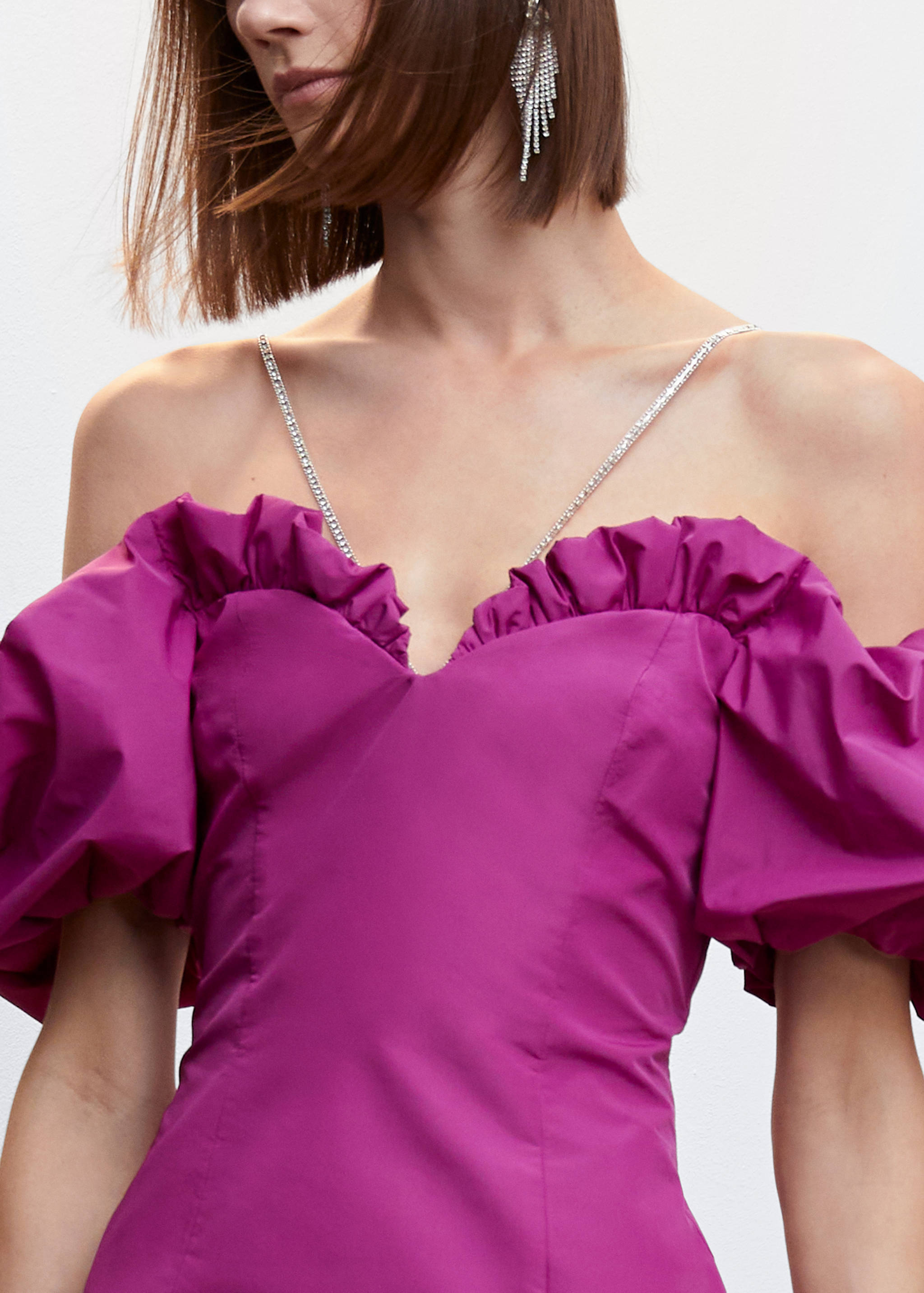 Robe courte manches bouffantes - Détail de l'article 6