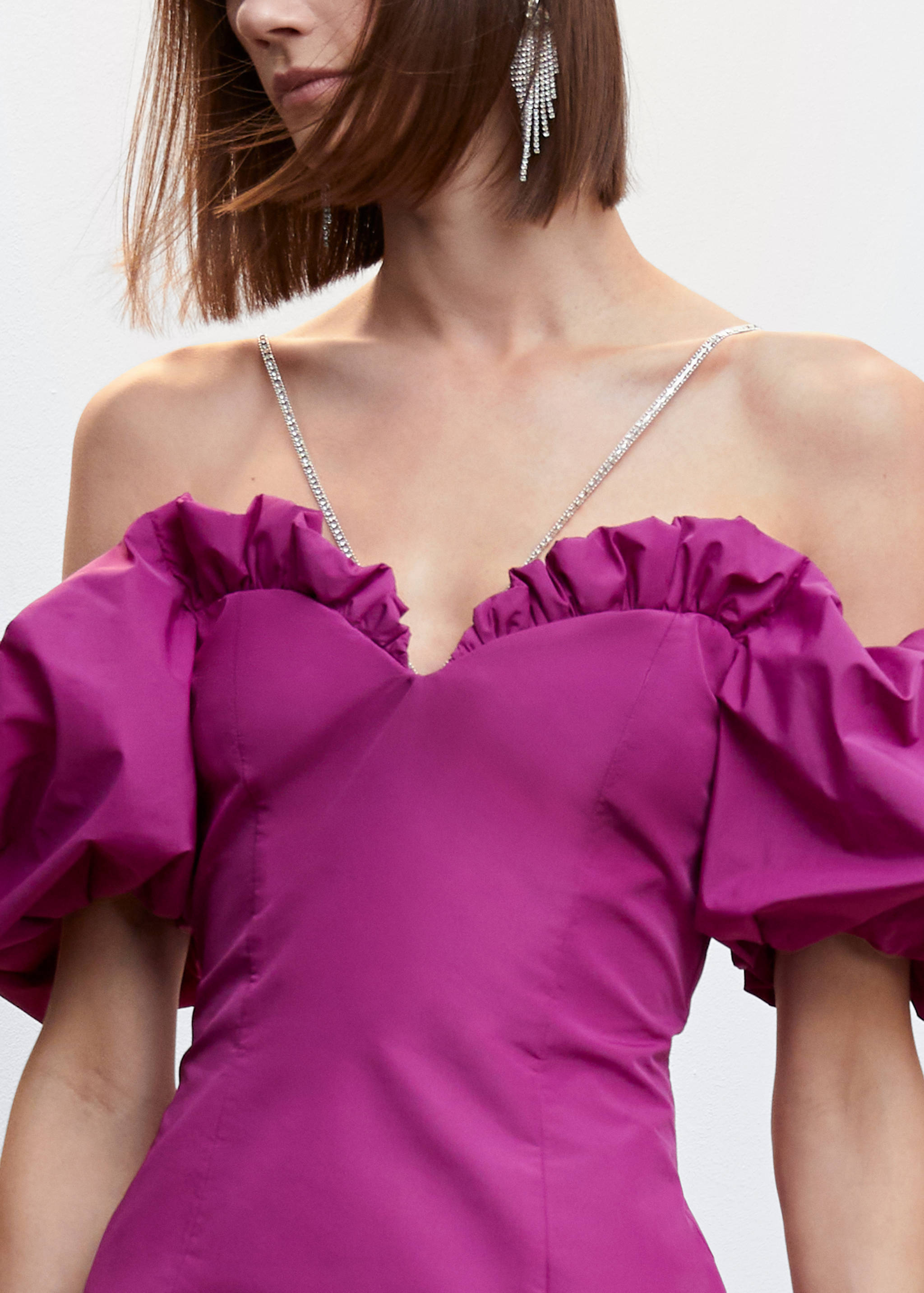 Robe courte manches bouffantes - Détail de l'article 3