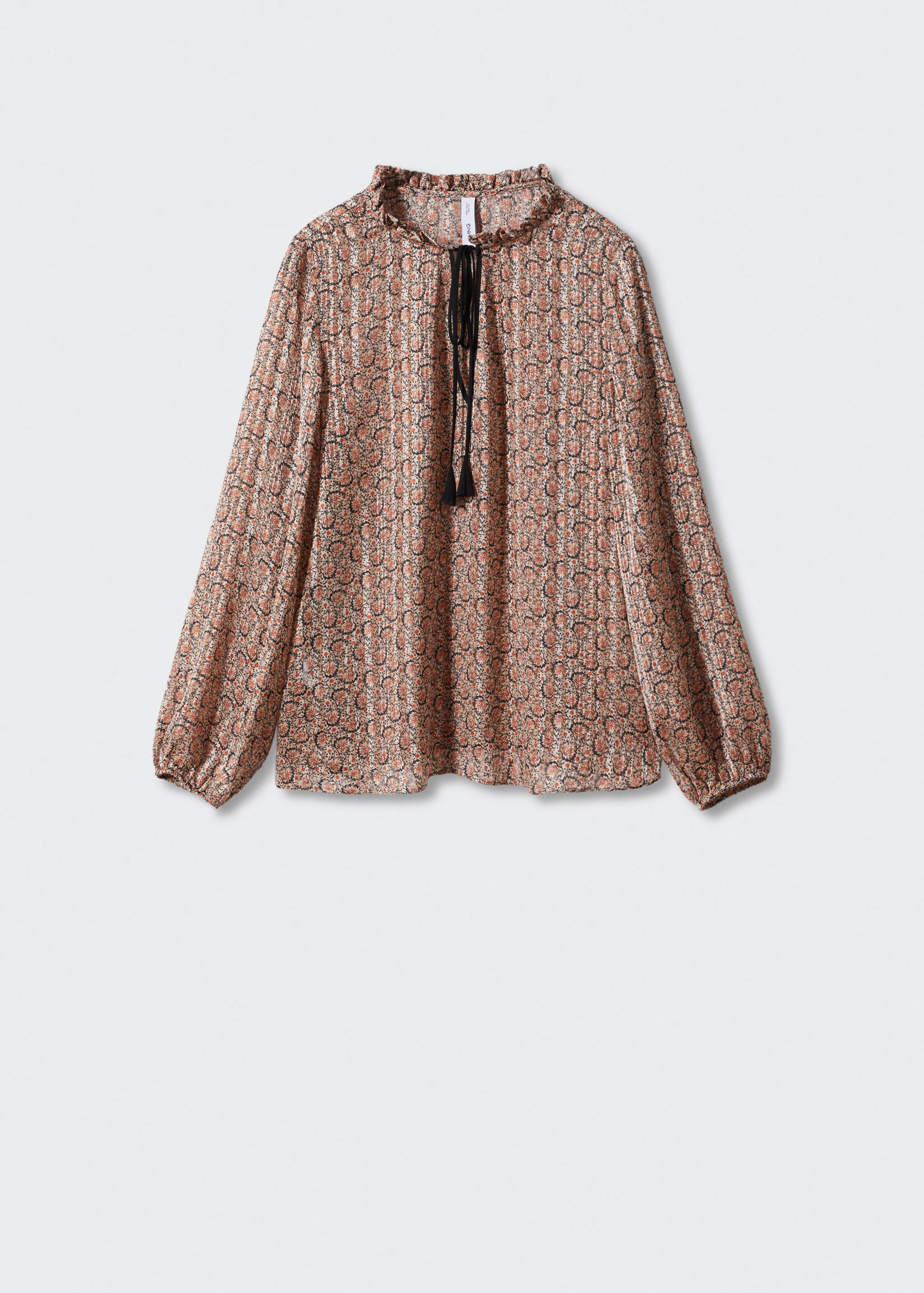 Bow printed blouse - Article without model