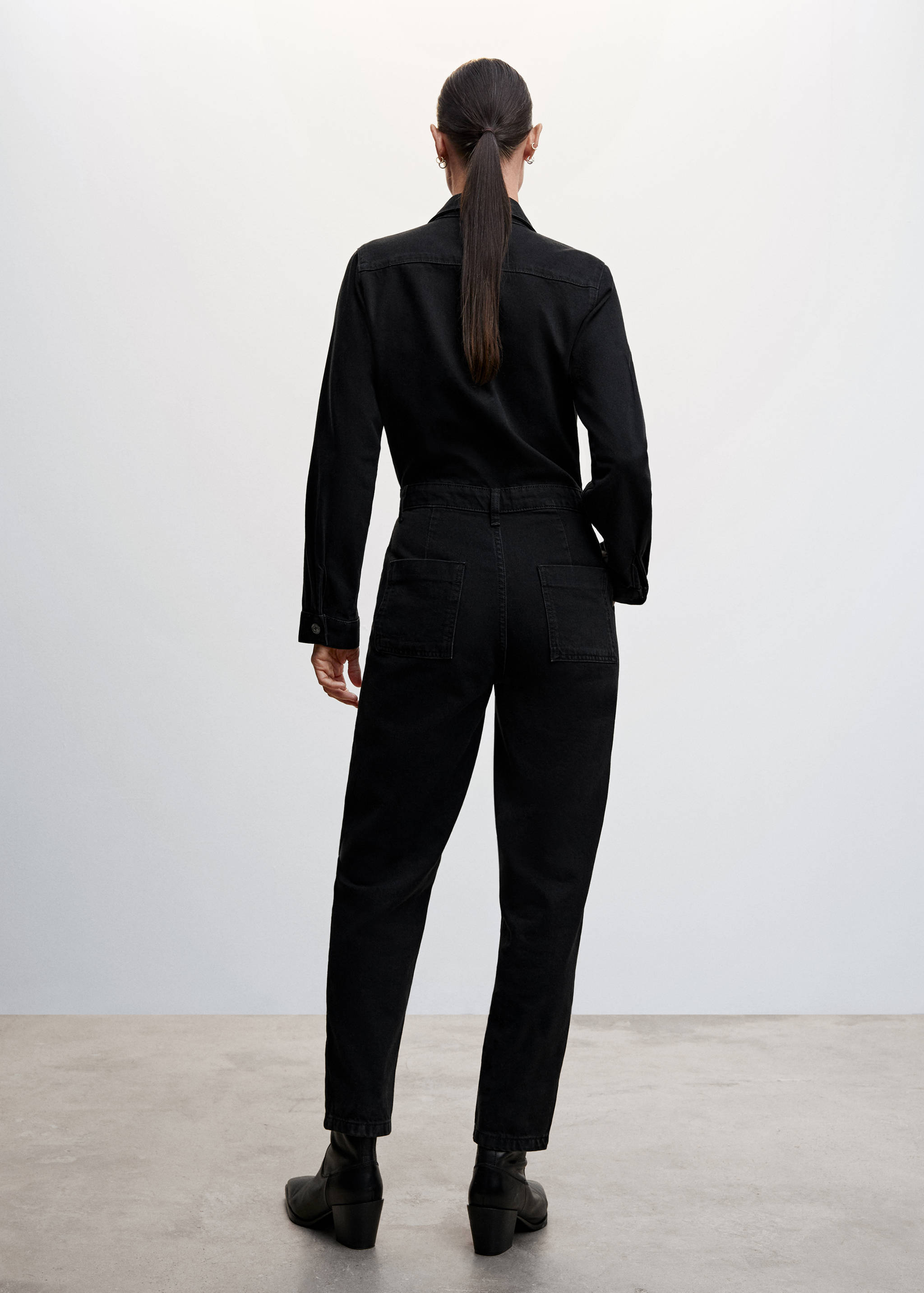 Mono vaquero largo - Reverso del artículo