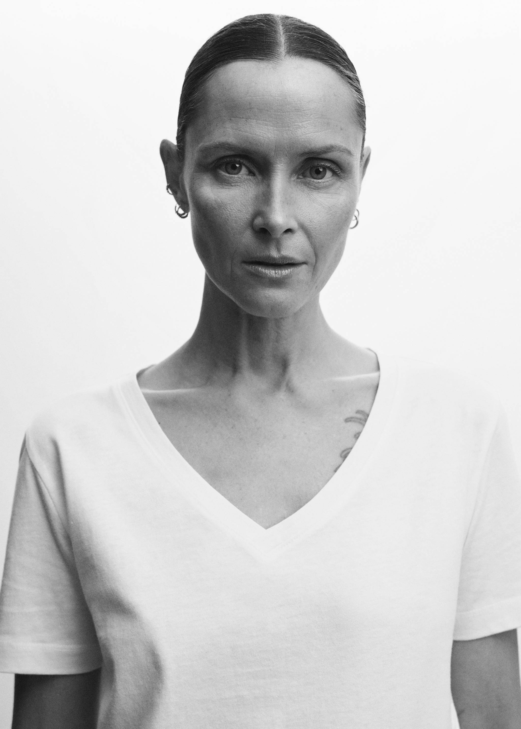 T-shirt basique en coton - Détail de l'article 1