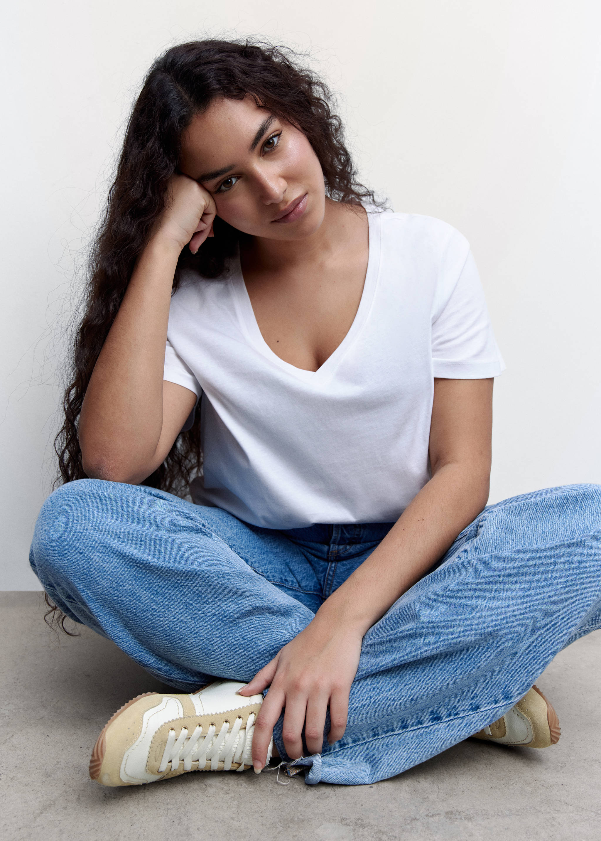 T-shirt basique en coton - Détail de l'article 4