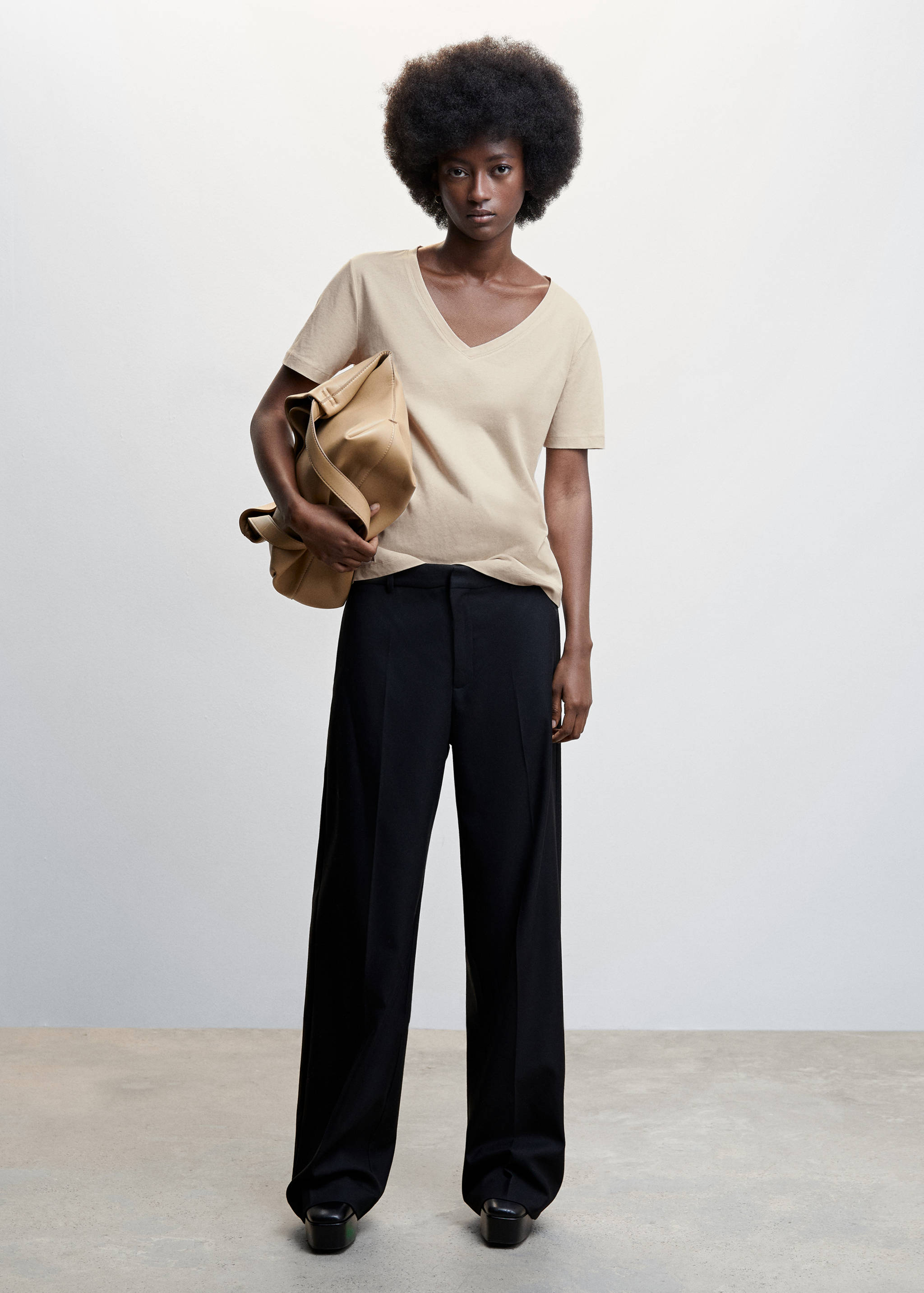 T-shirt basique en coton - Plan général