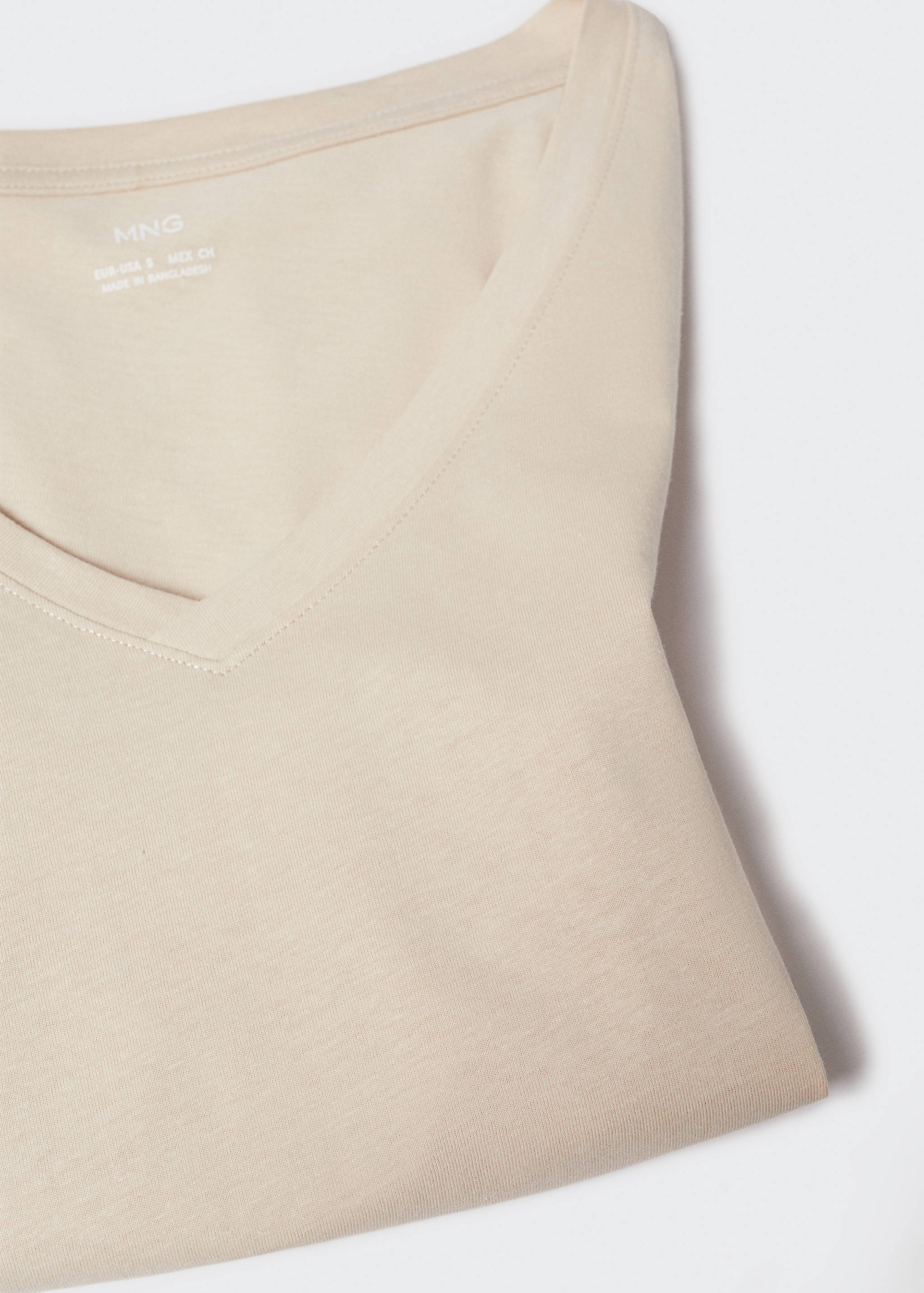 T-shirt basique en coton - Détail de l'article 8