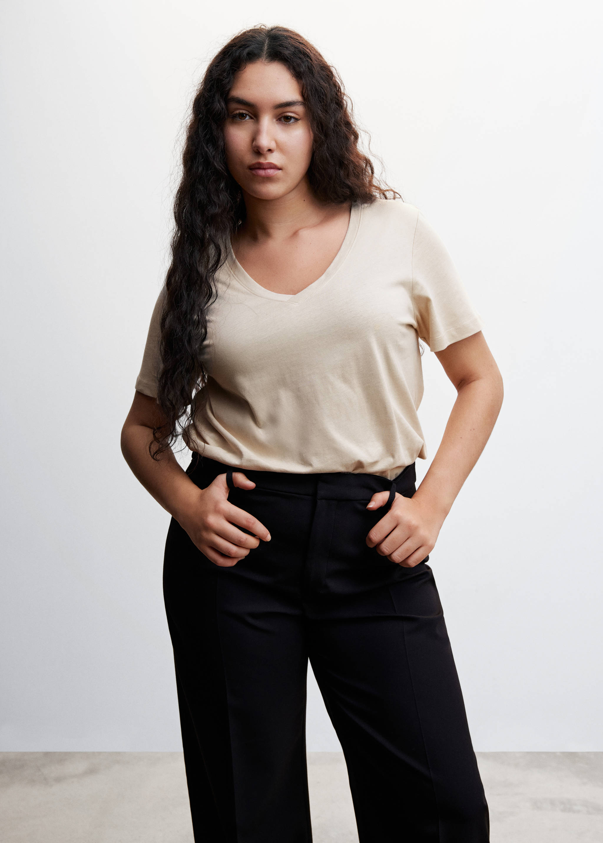 T-shirt basique en coton - Détail de l'article 5