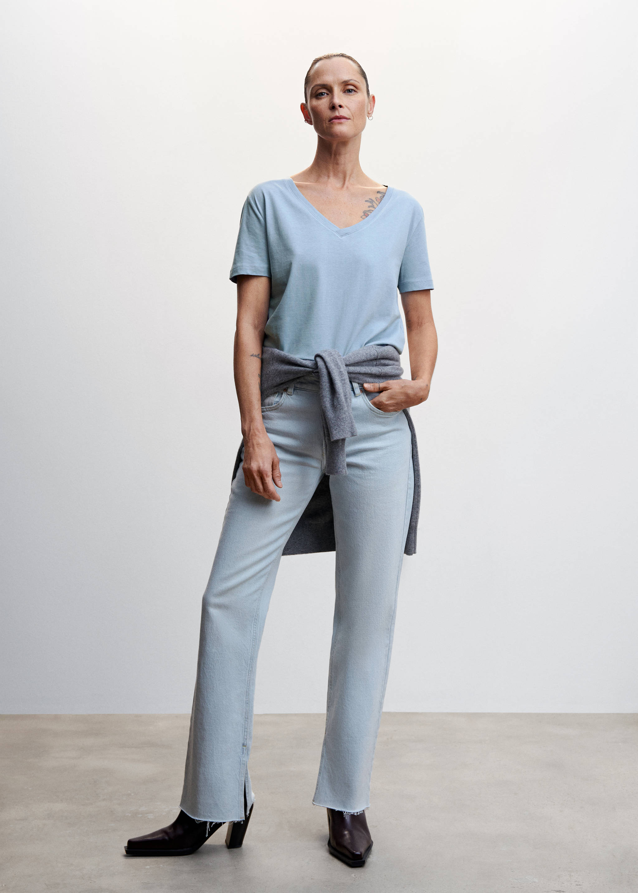 T-shirt basique en coton - Plan général