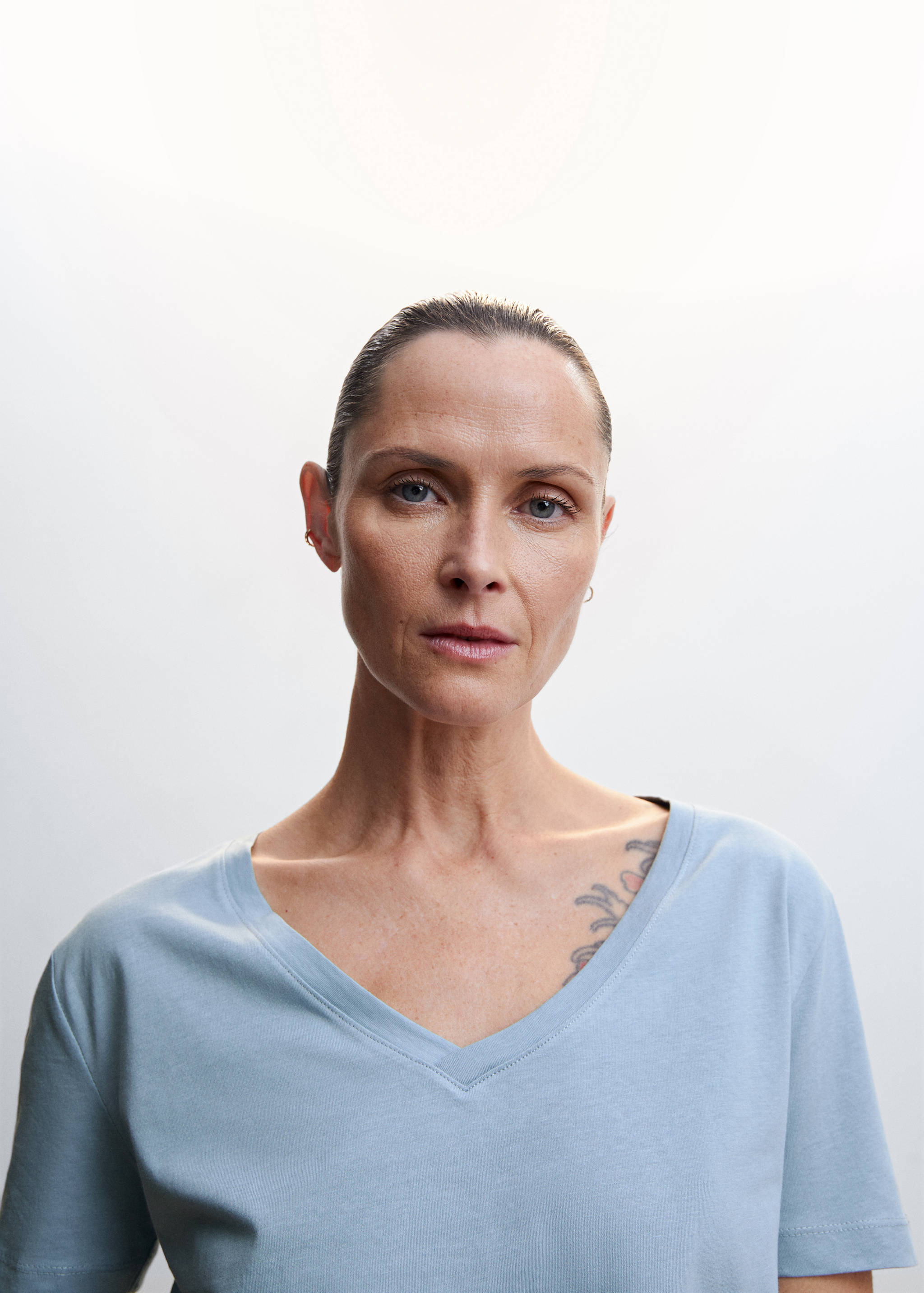 T-shirt basique en coton - Détail de l'article 1