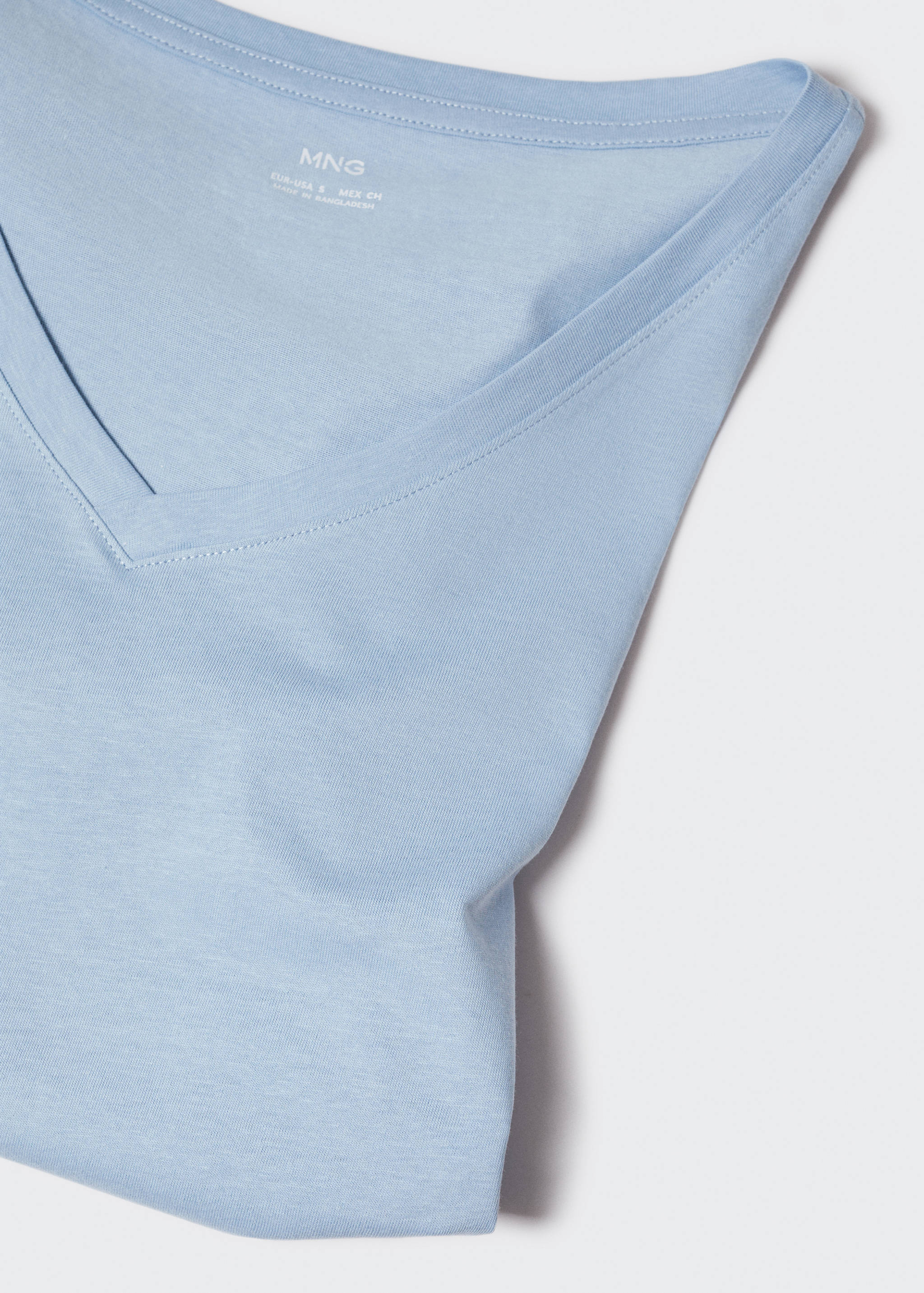 T-shirt basique en coton - Détail de l'article 8