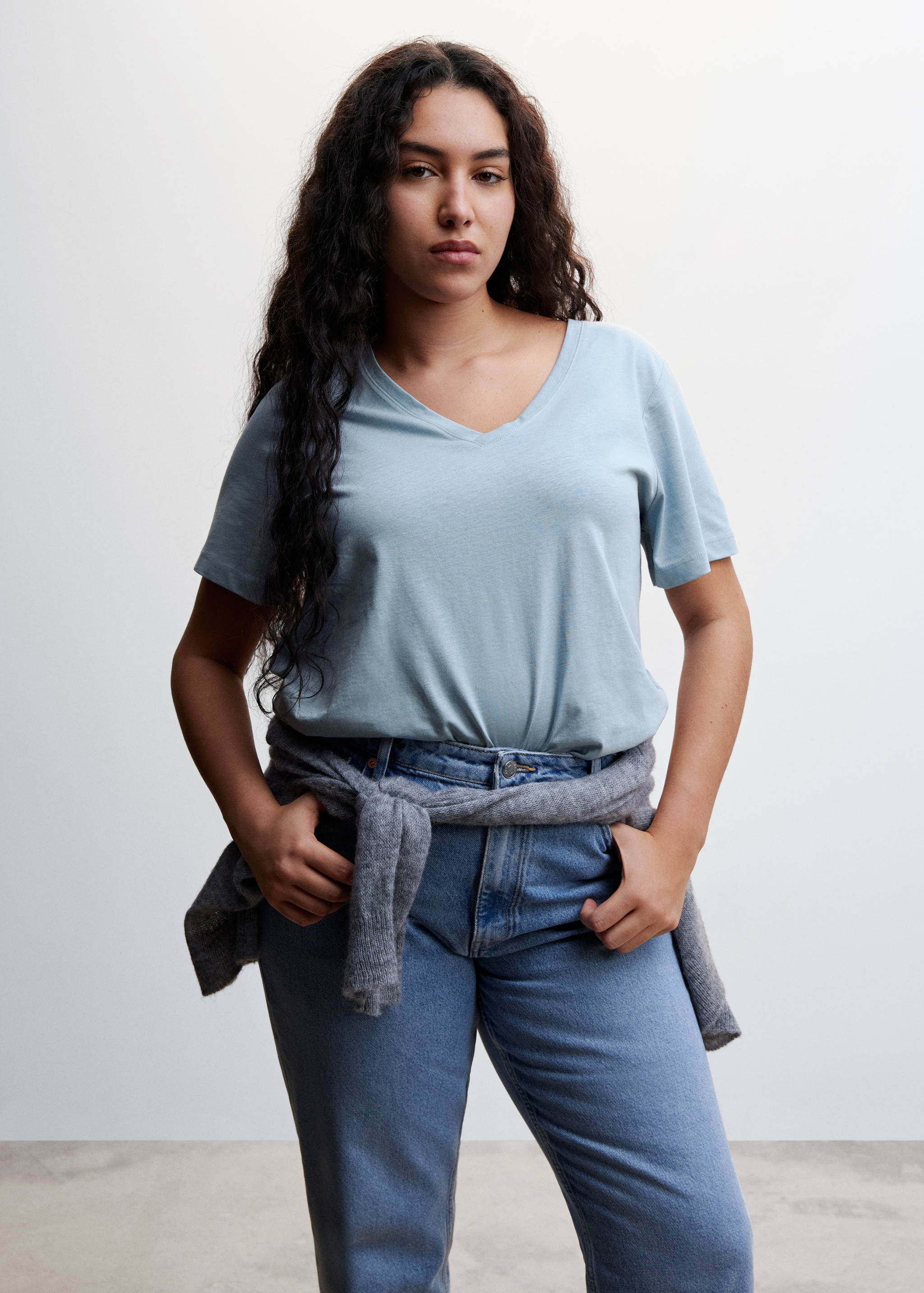 T-shirt basique en coton - Détail de l'article 5