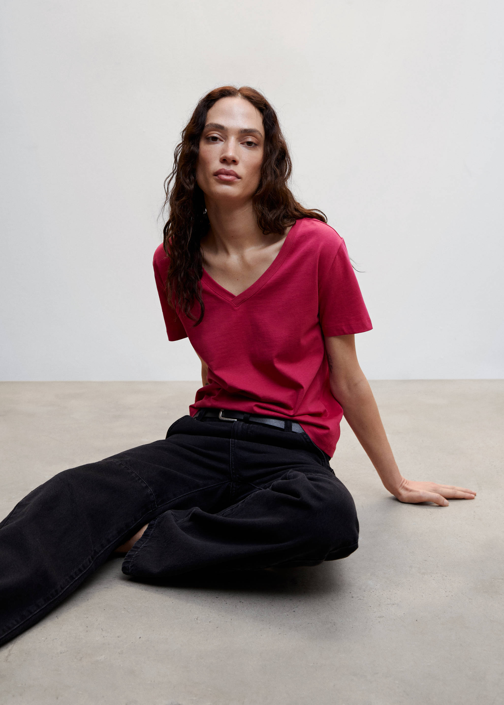 T-shirt basique en coton - Détail de l'article 2