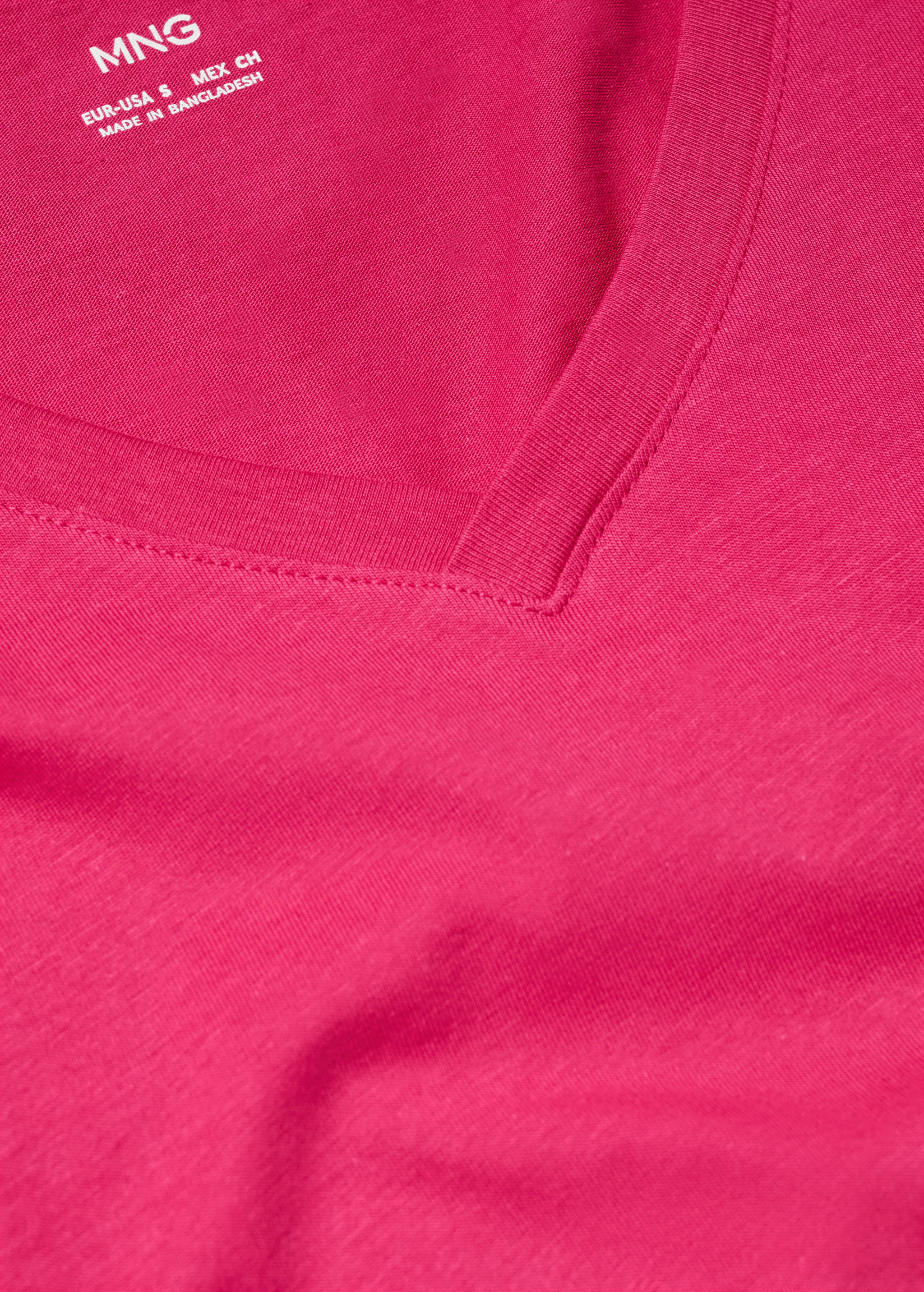 T-shirt basique en coton - Détail de l'article 8