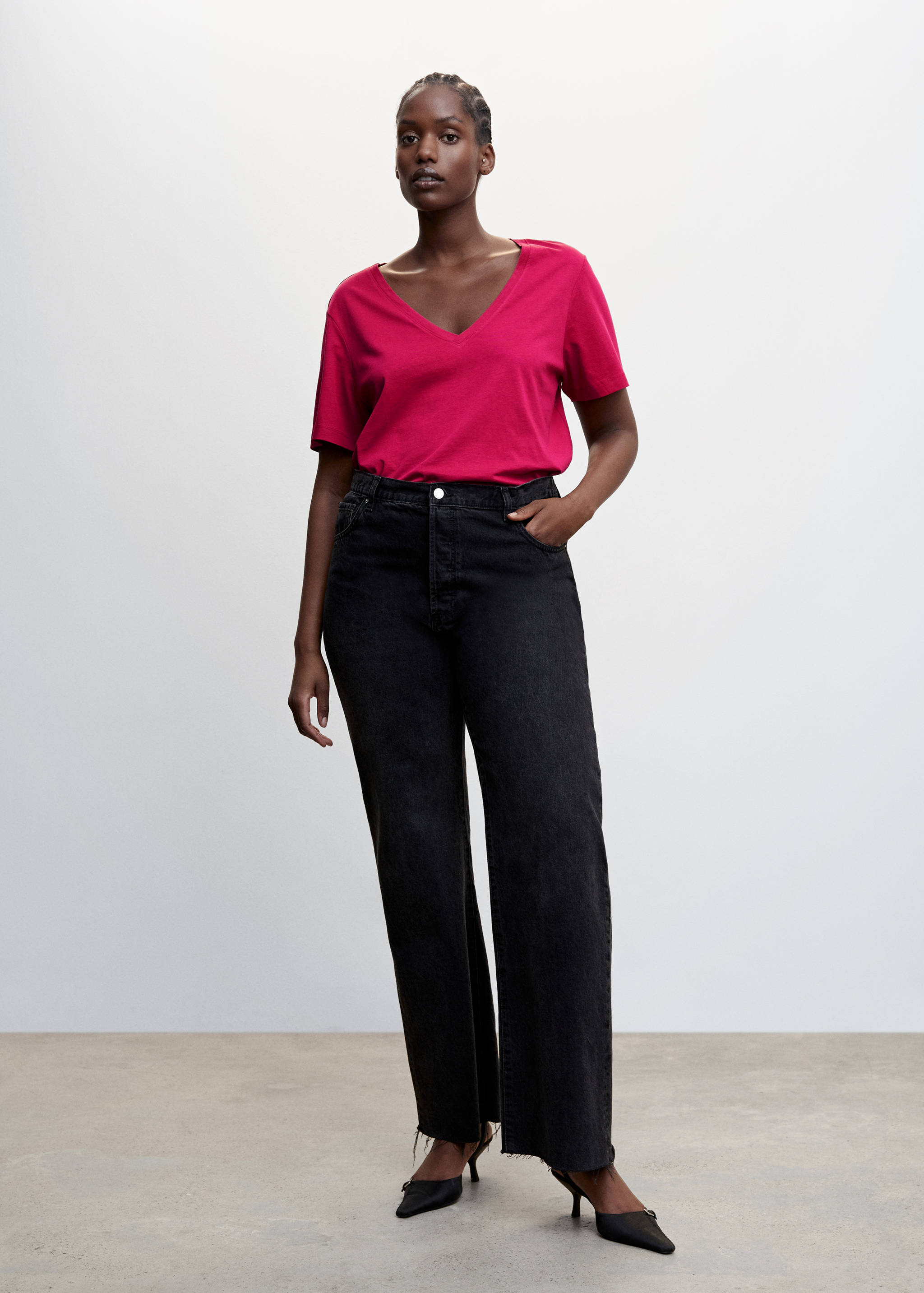 T-shirt basique en coton - Détail de l'article 3