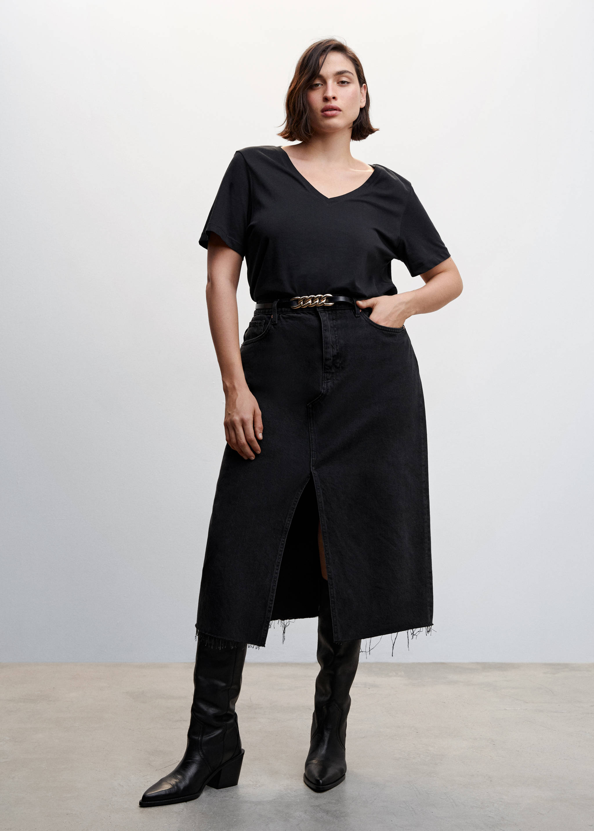 T-shirt basique en coton - Détail de l'article 3