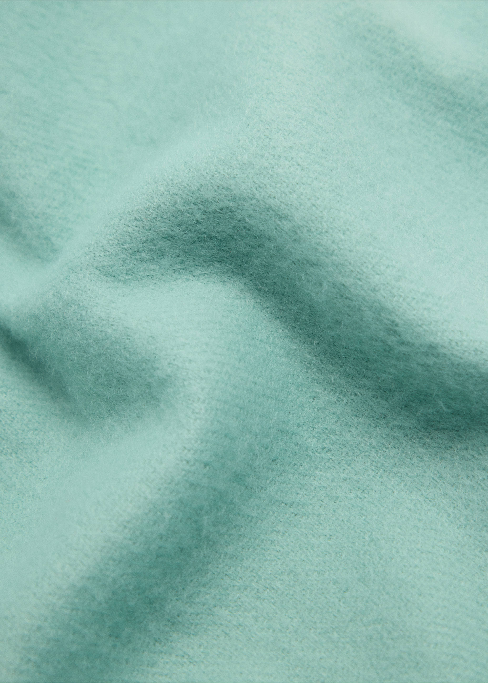 Mint green scarf in a soft, textured fabric., Mint Green. Ref: 47071332-00.