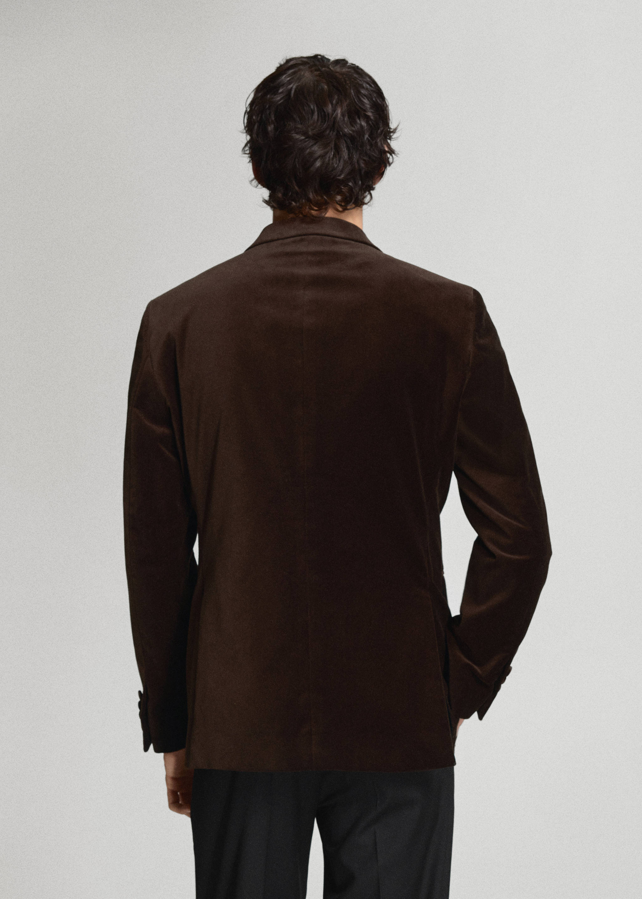 Blazer 100 % coton, velours - Verso de l’article
