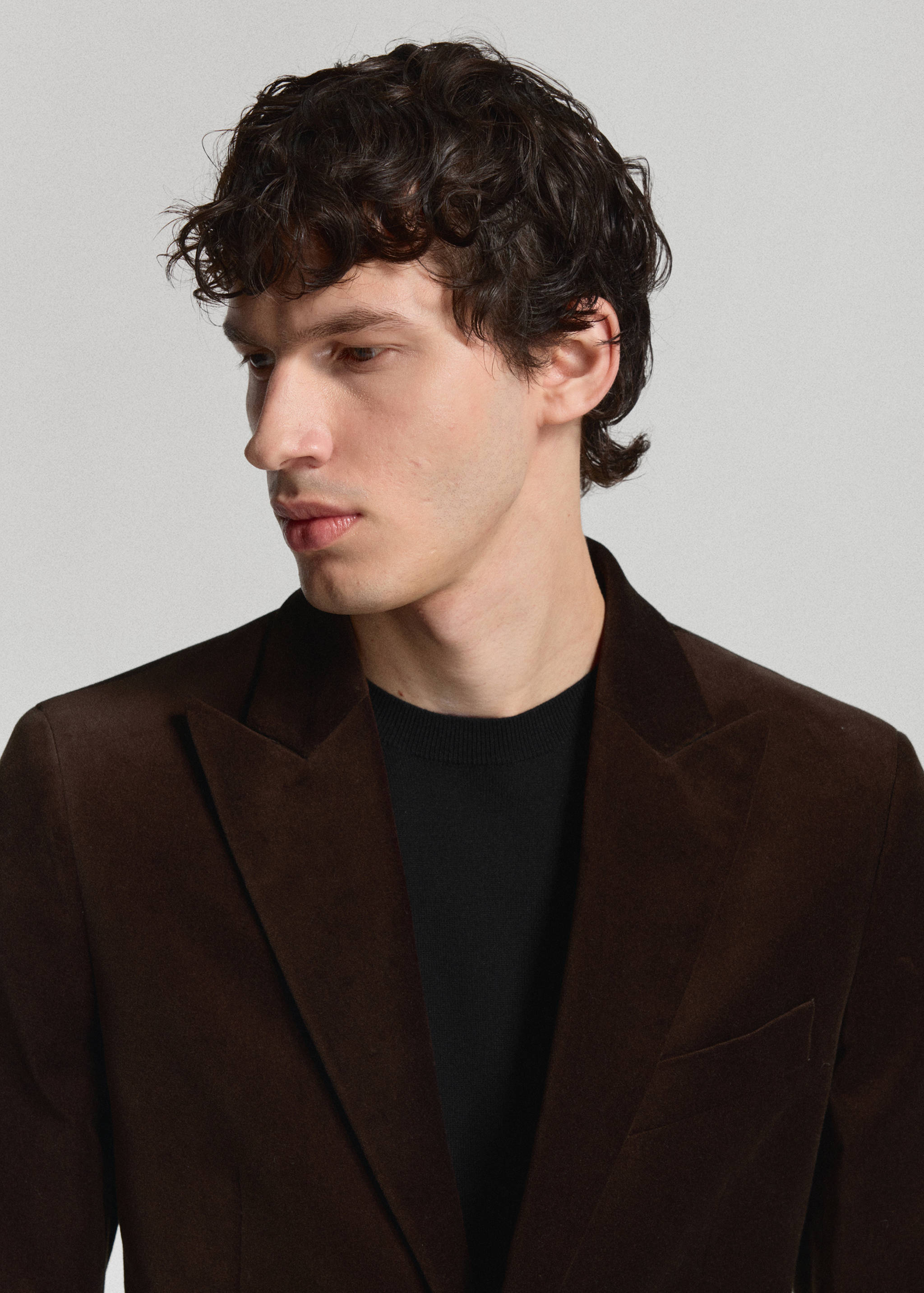 Blazer 100 % coton, velours - Détail de l'article 1