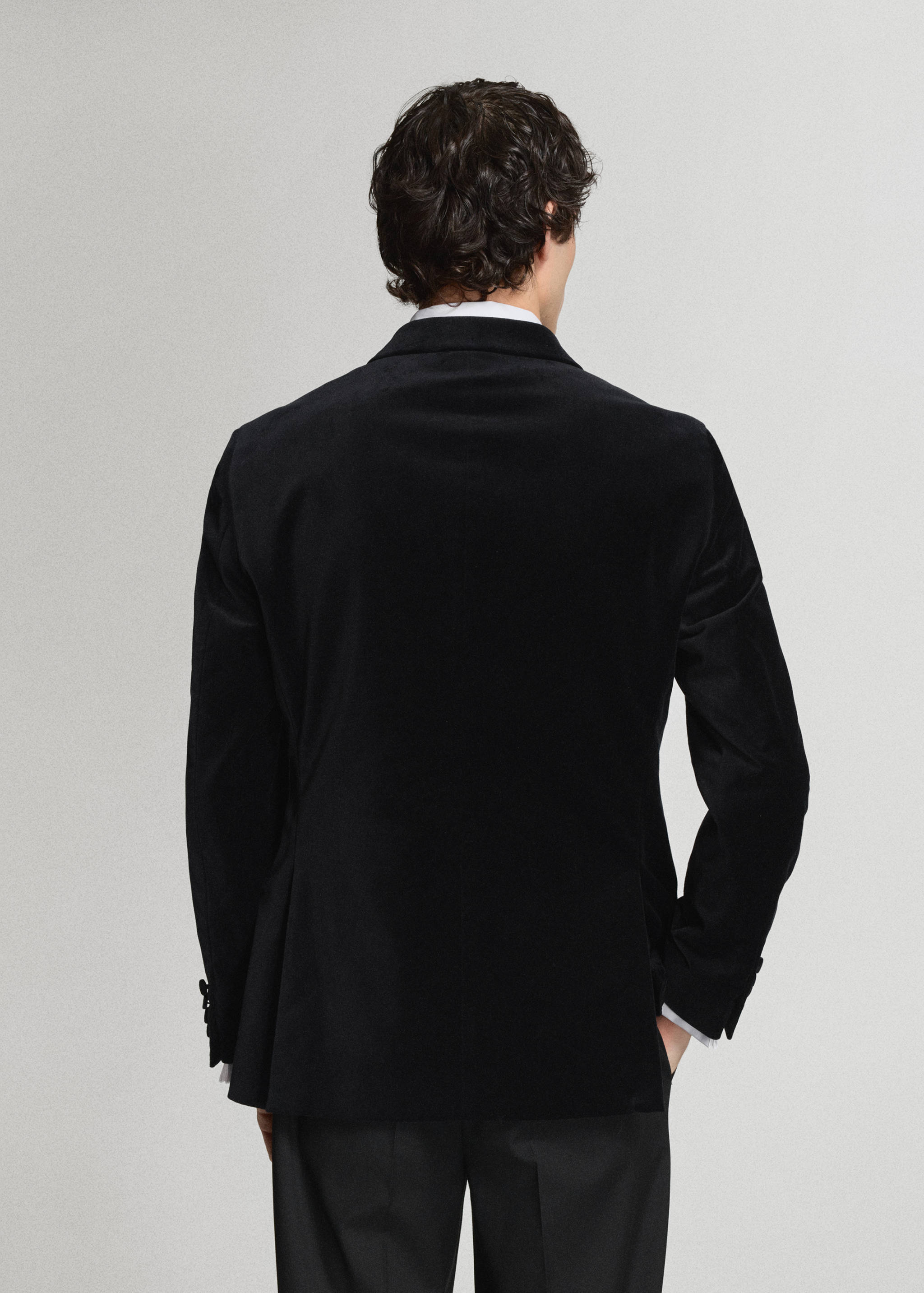 Blazer 100 % coton, velours - Verso de l’article