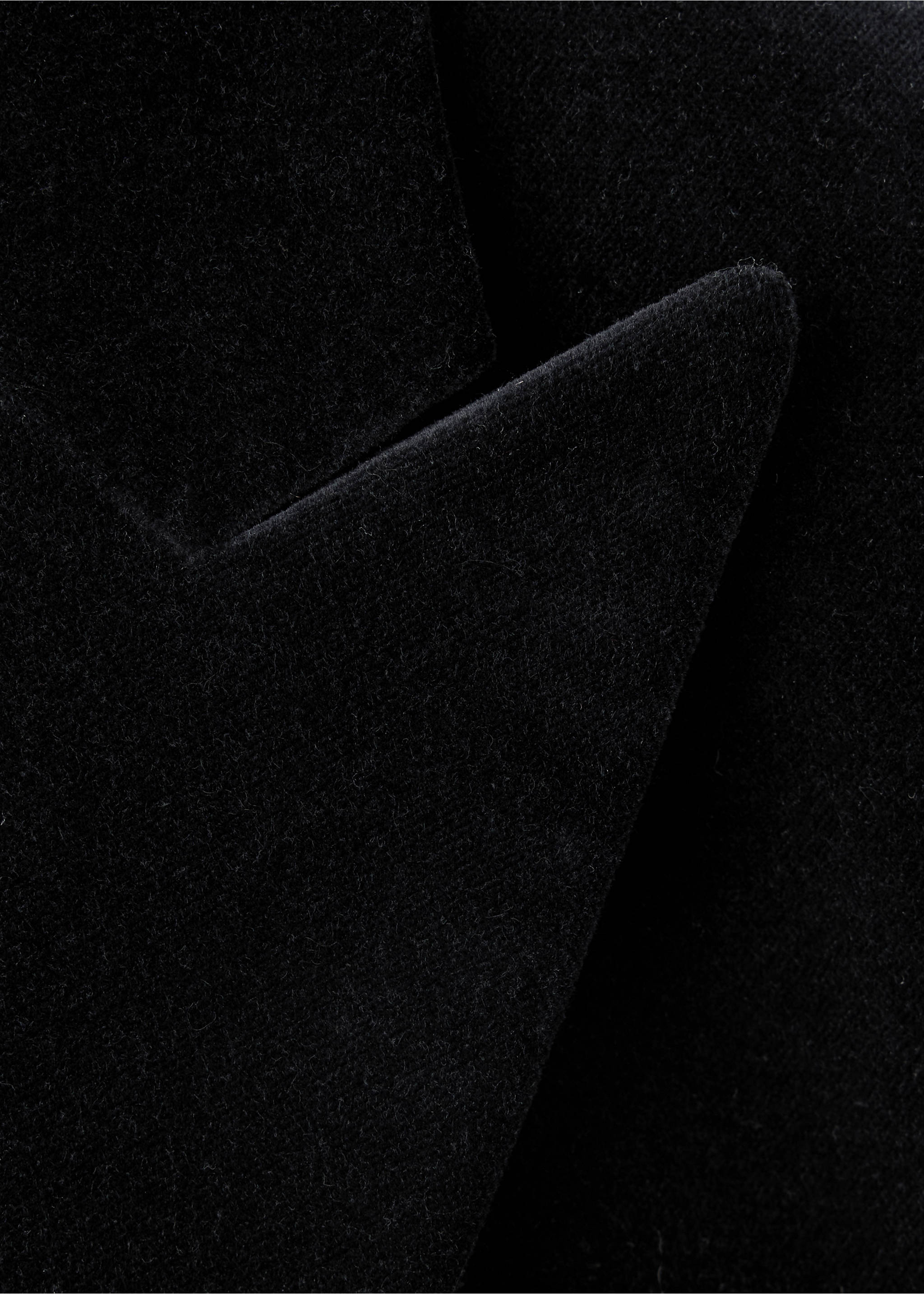 Blazer 100 % coton, velours - Détail de l'article 8, Noir. Ref: 47071336-00.