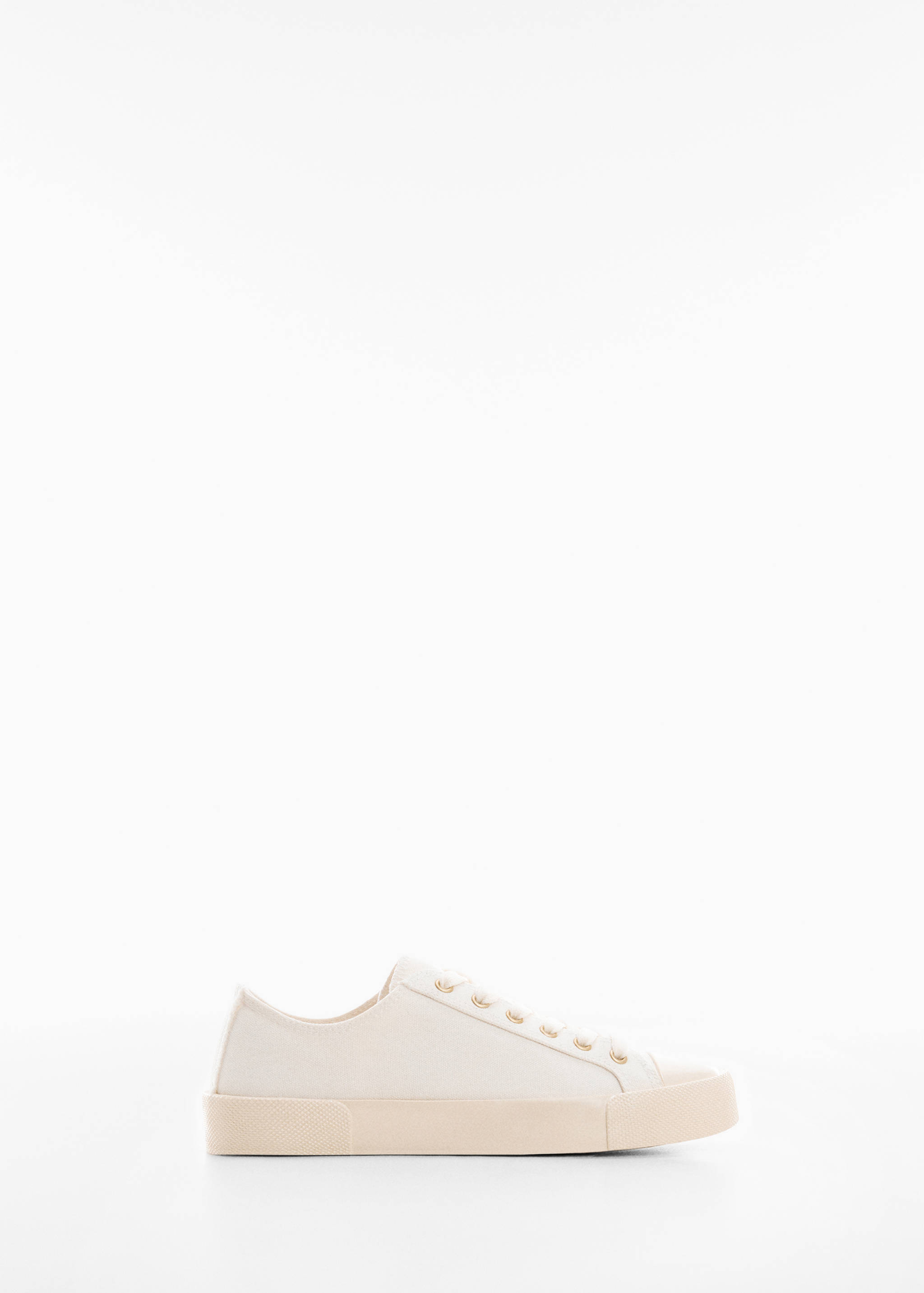 Хлопковые кроссовки со шнурками - Изделие без модели