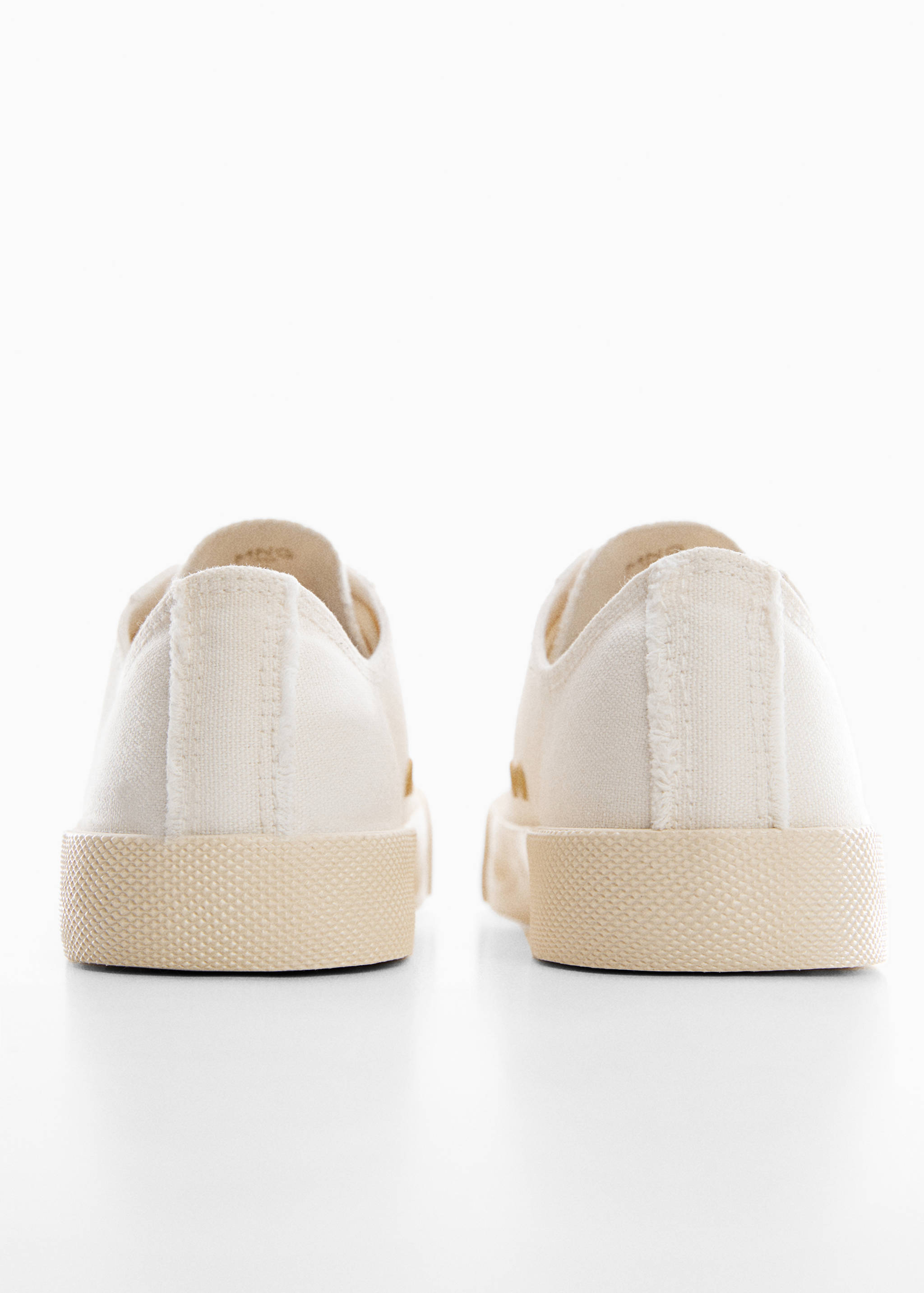 Хлопковые кроссовки со шнурками - Деталь изделия 1