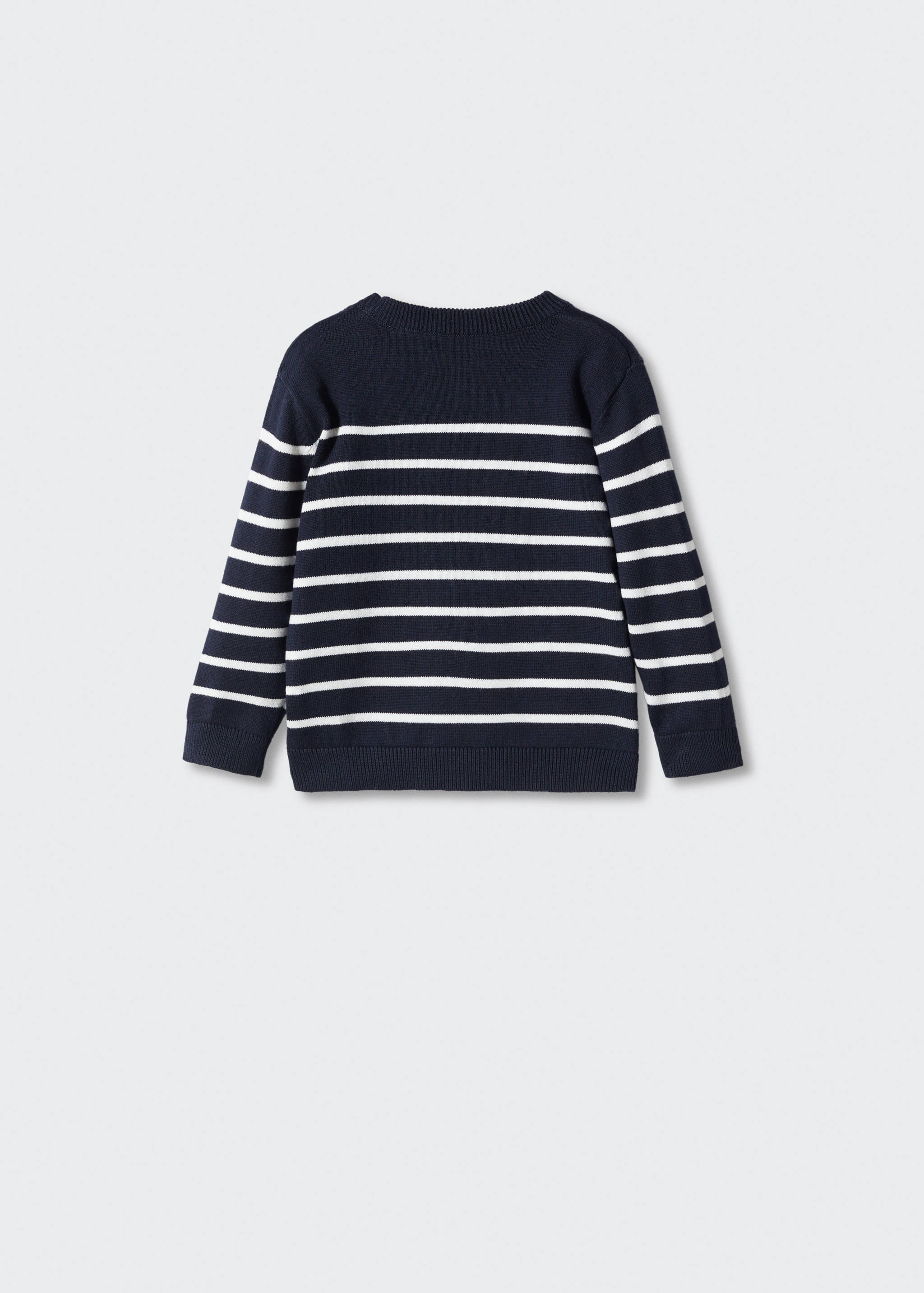 Striped cotton-blend sweater - Reverse of the article
