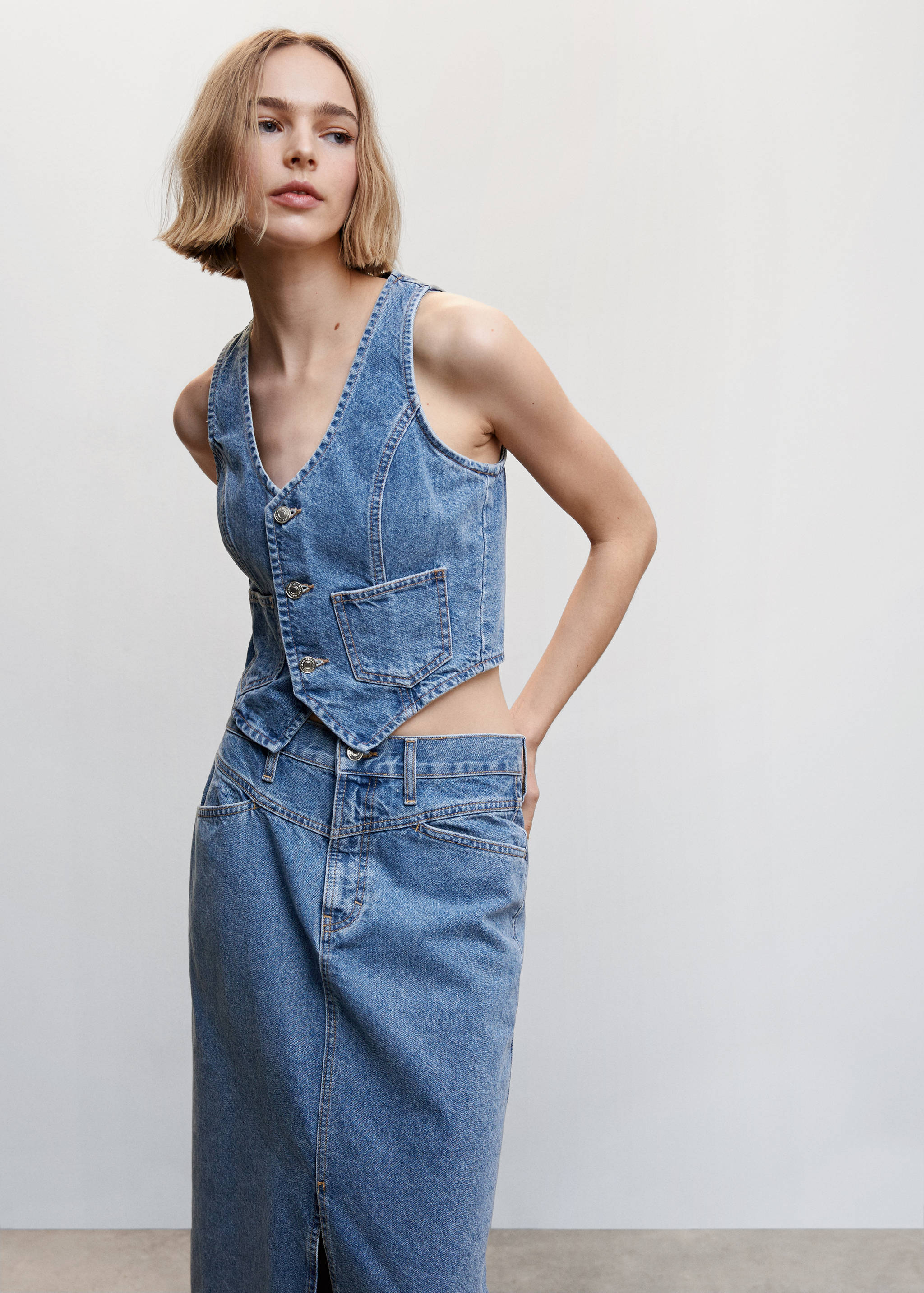 Falda larga vaquera - Detalle del artículo 1