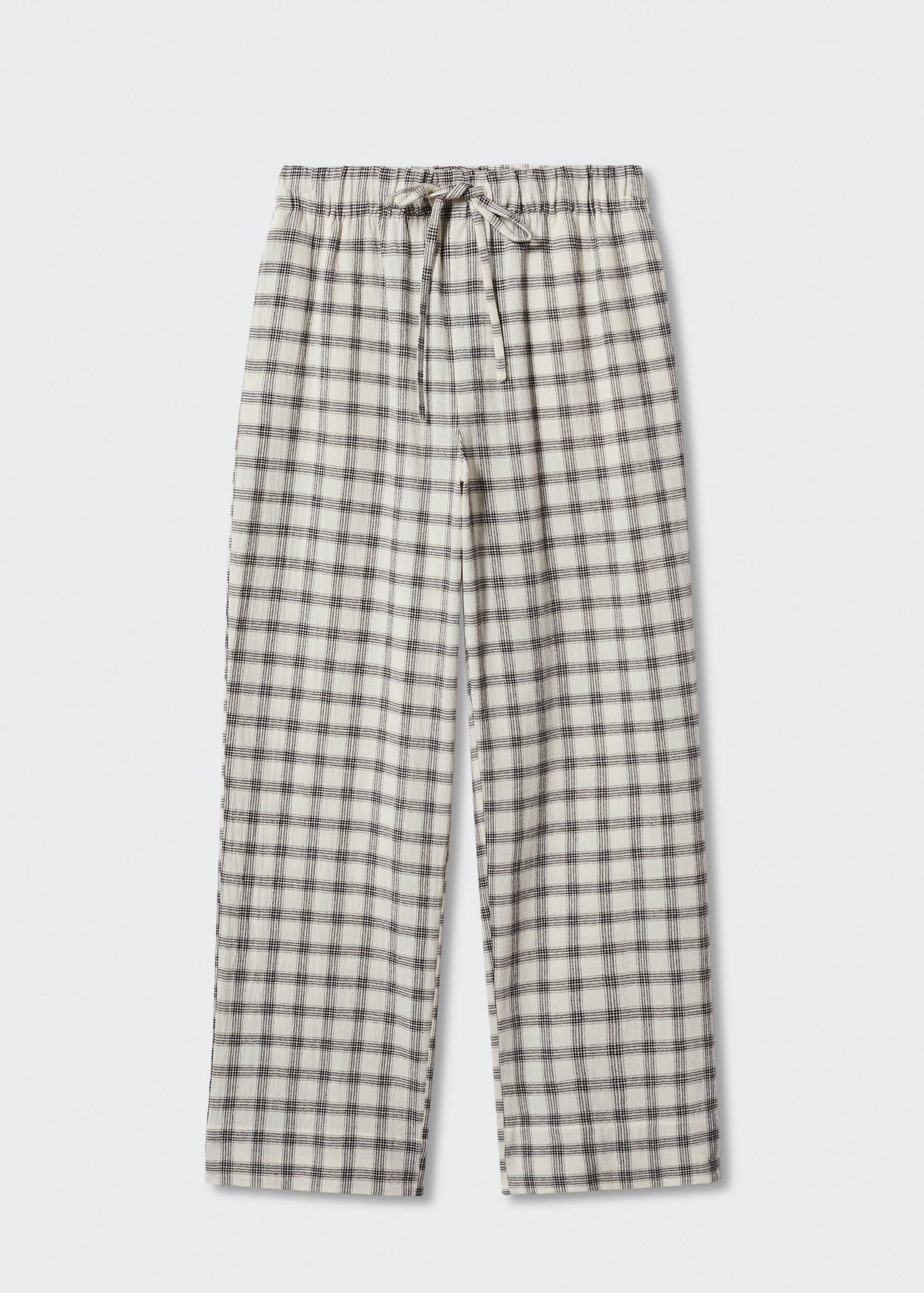 Flannel cotton pyjama trousers - Article without model
