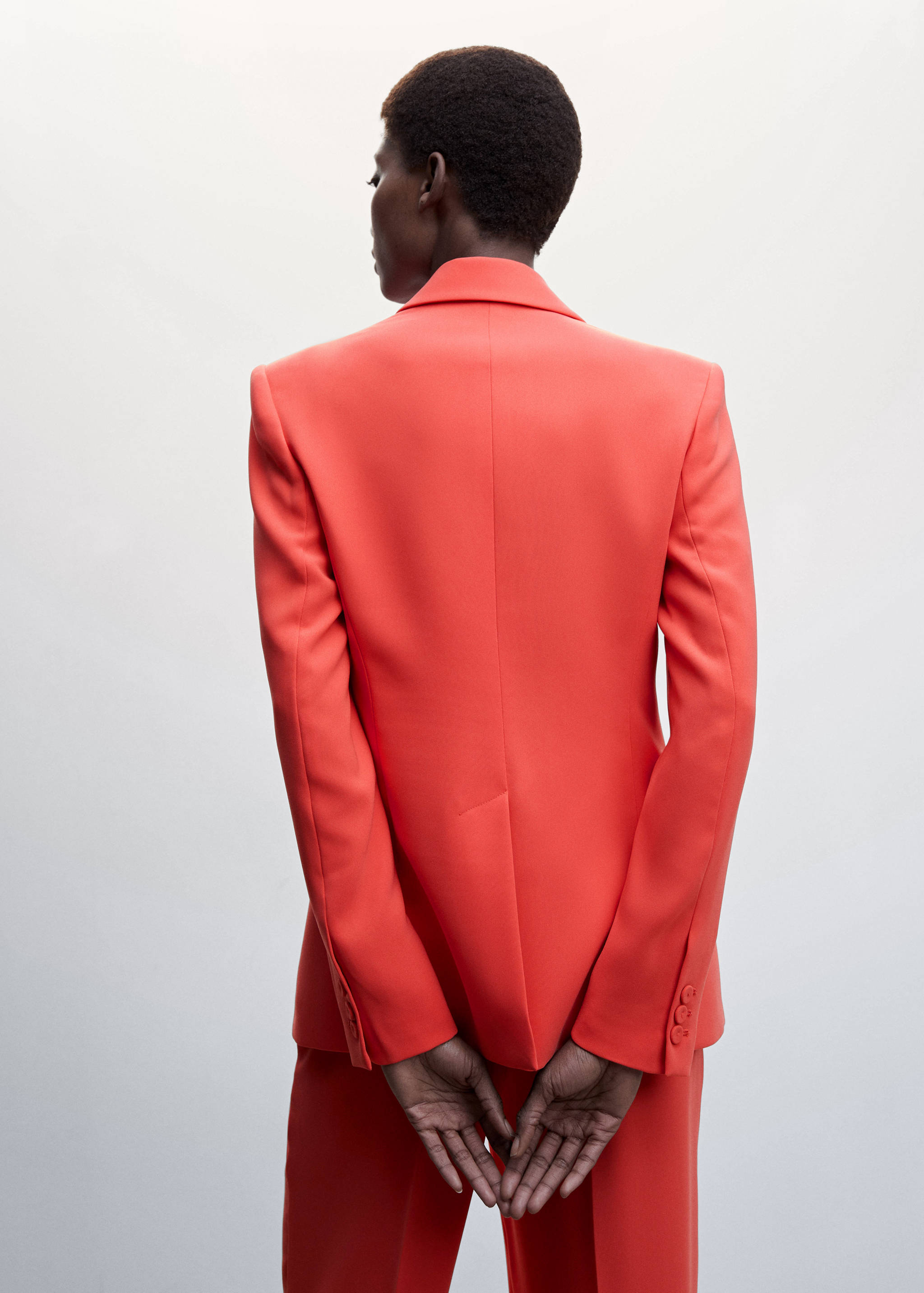 Suit blazer with buttons  - Reverse of the article