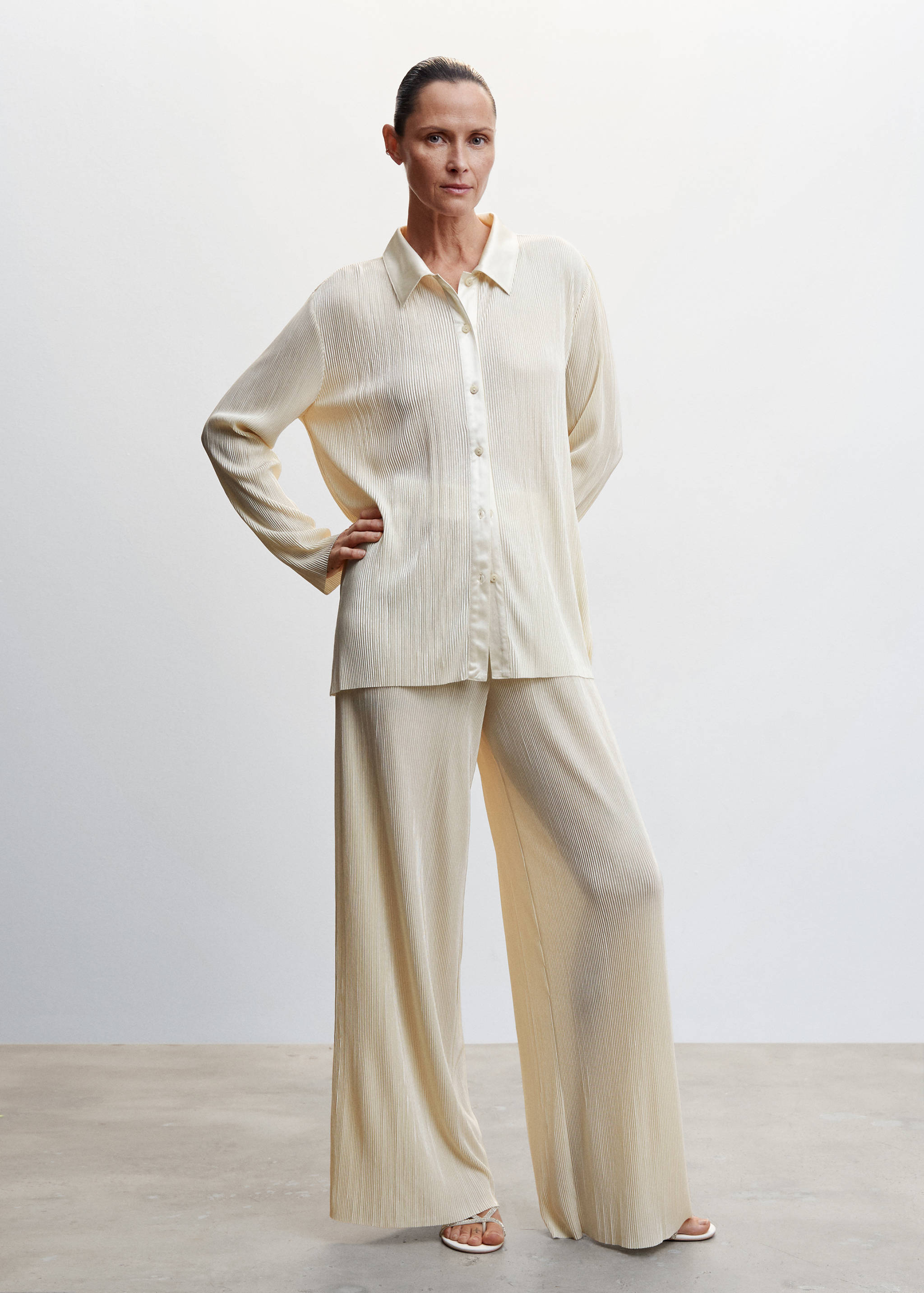 Chemise plissée - Plan général