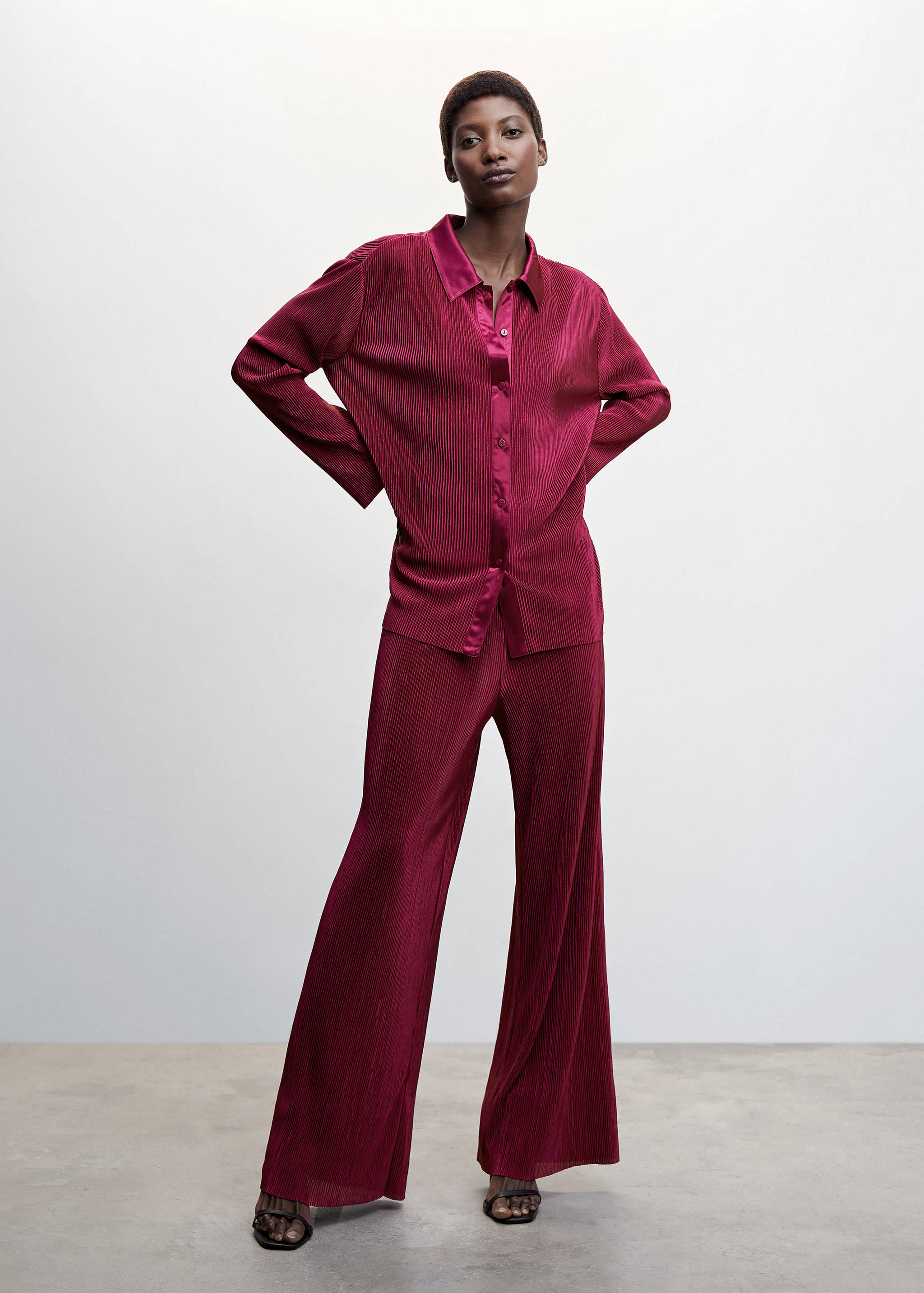 Chemise plissée - Plan général