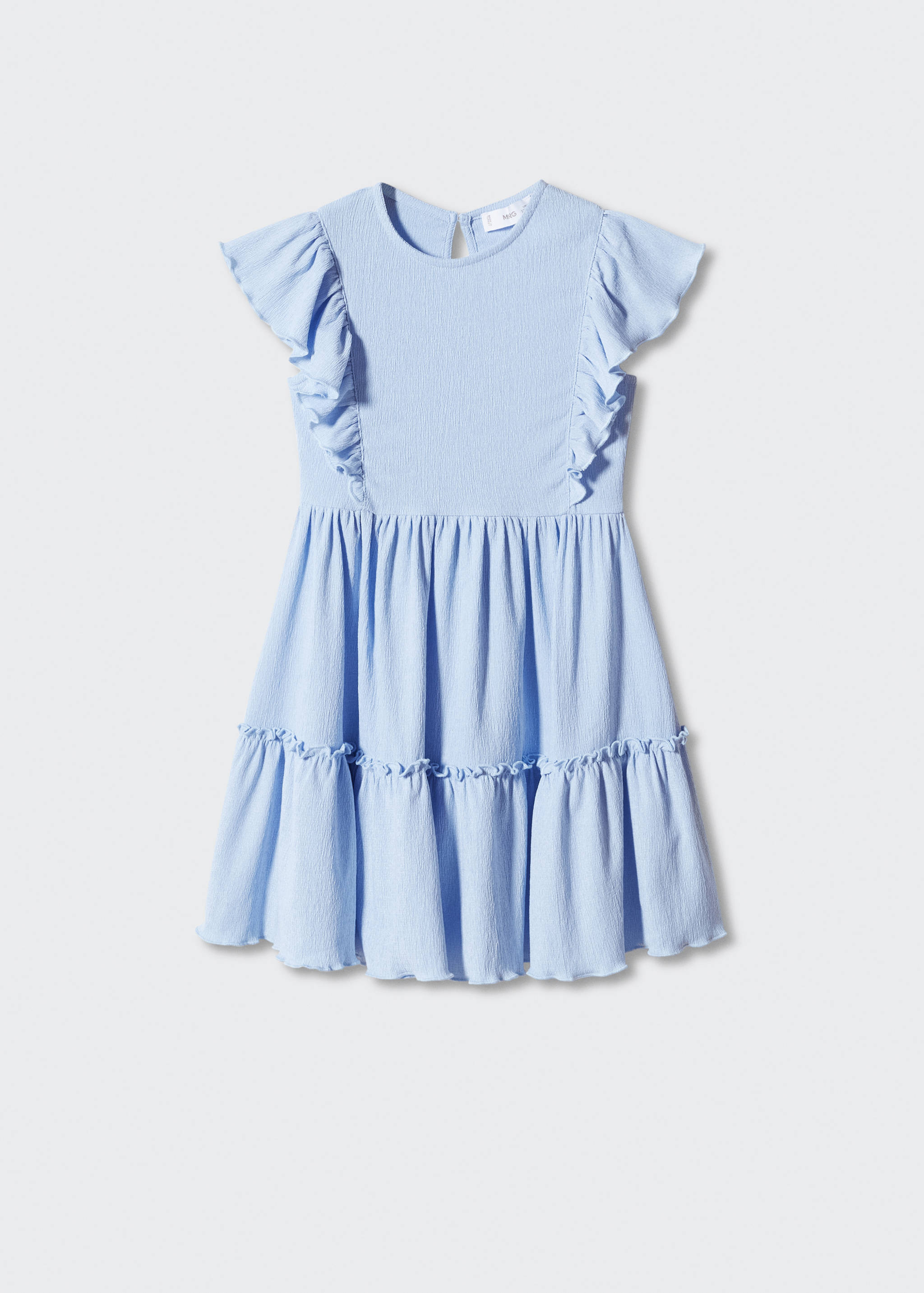 Textured ruffled dress - Article without model